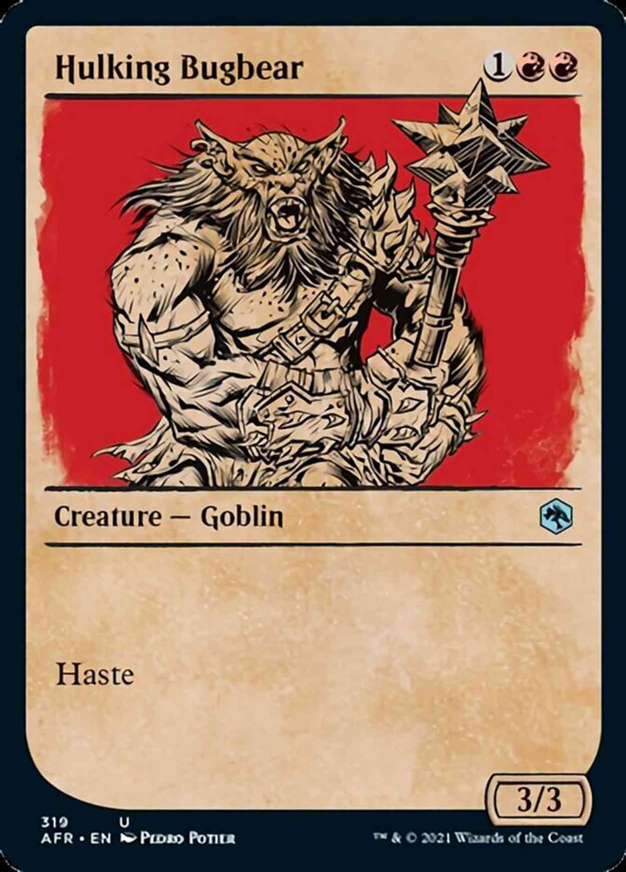 Hulking Bugbear (Showcase) magic card front