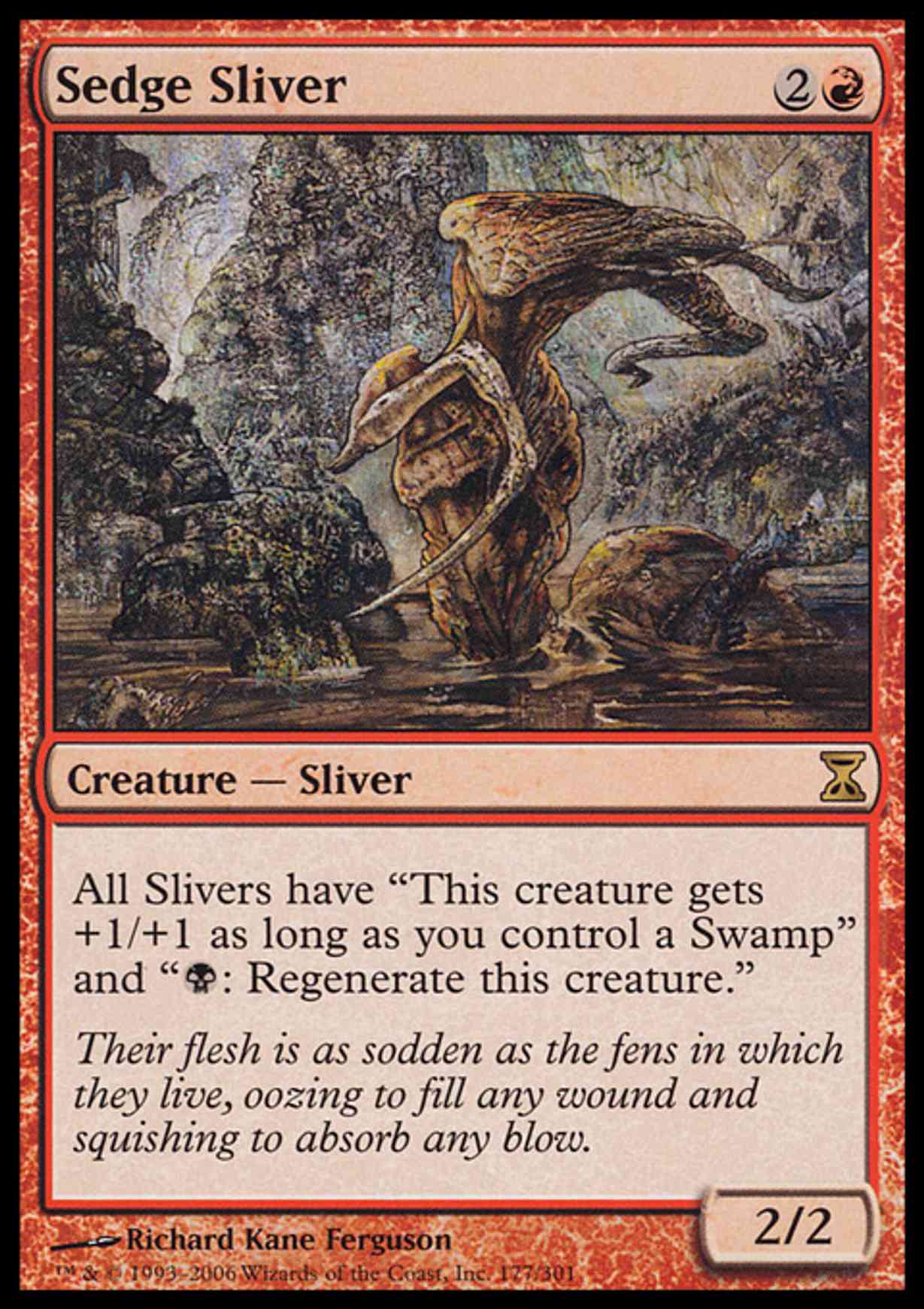 Sedge Sliver magic card front