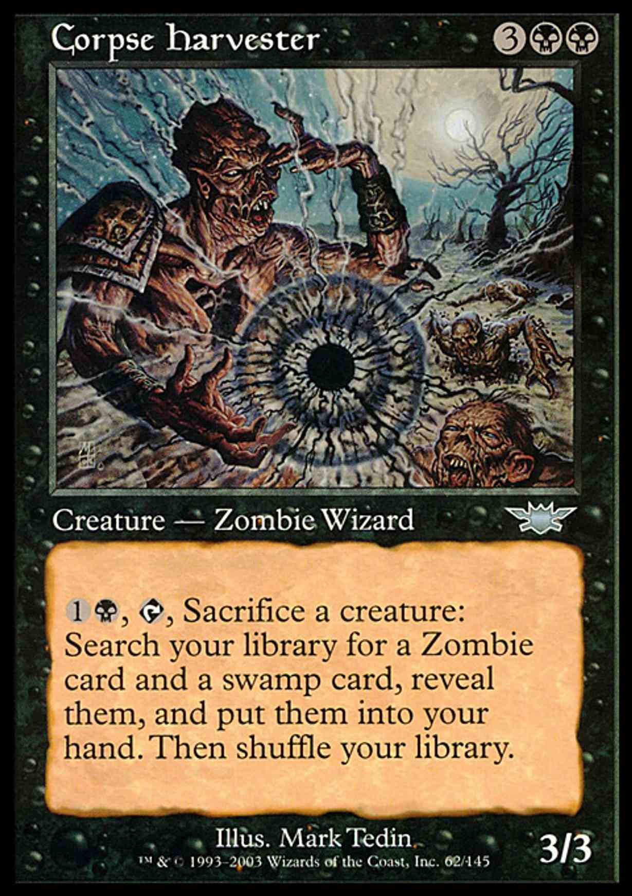 Corpse Harvester magic card front