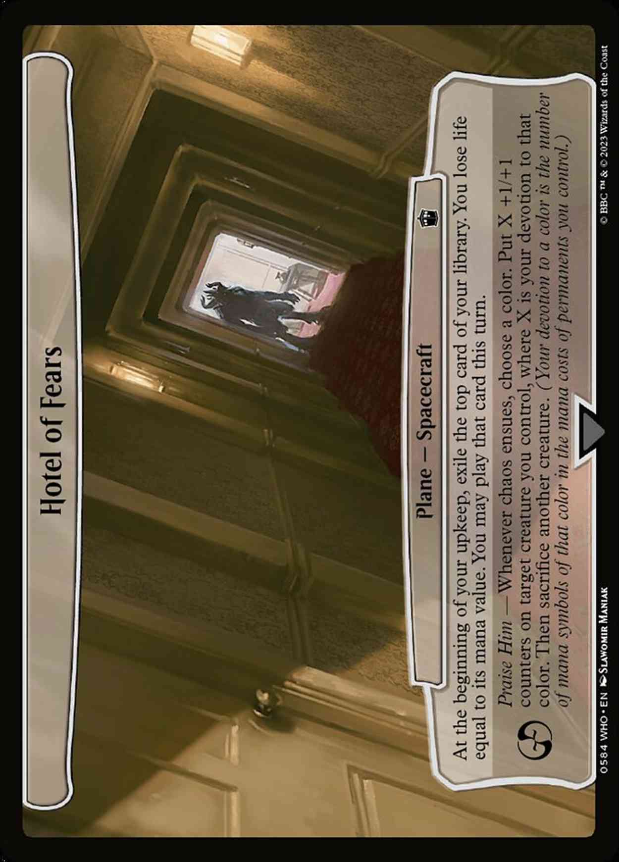 Hotel of Fears magic card front