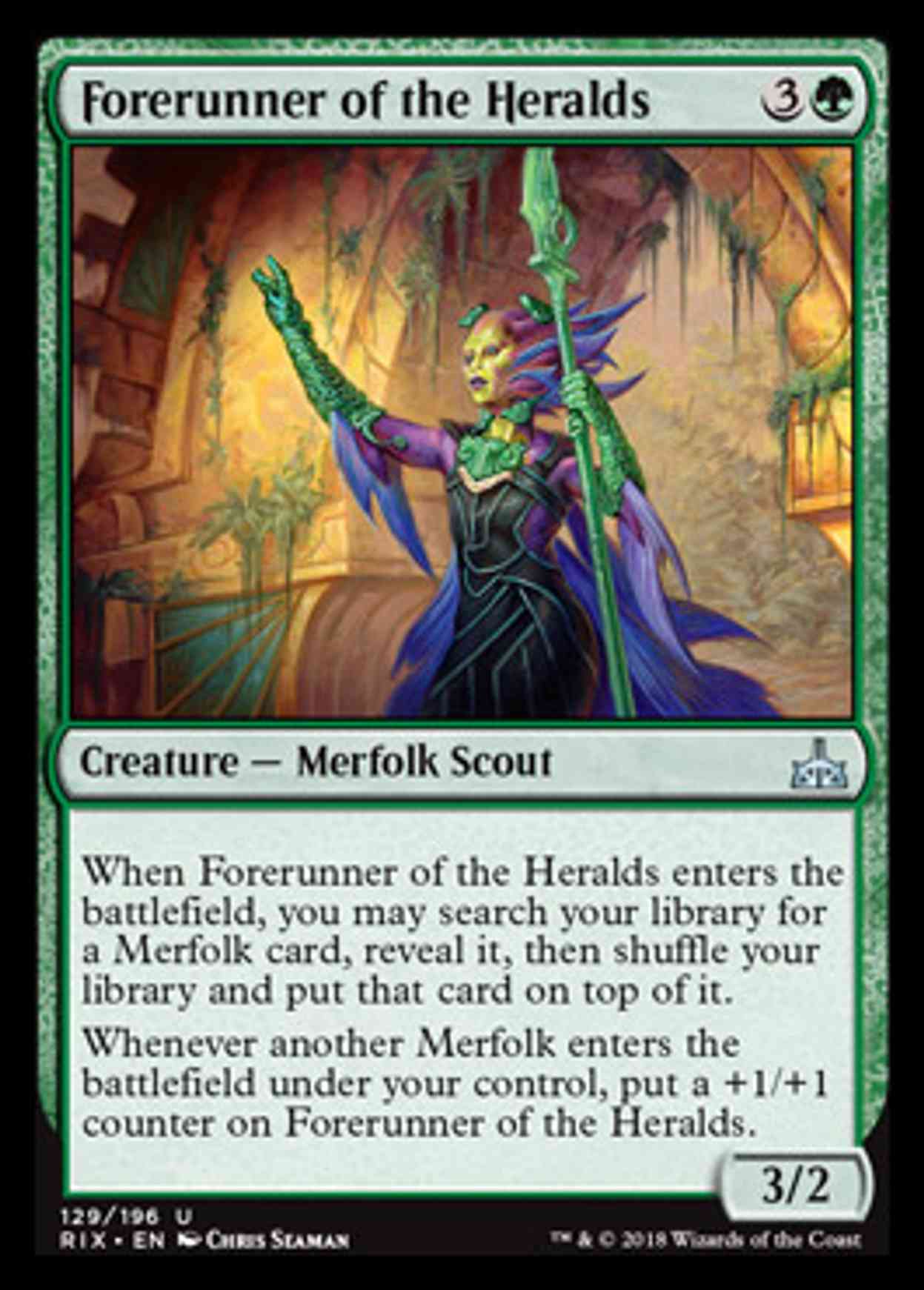 Forerunner of the Heralds magic card front