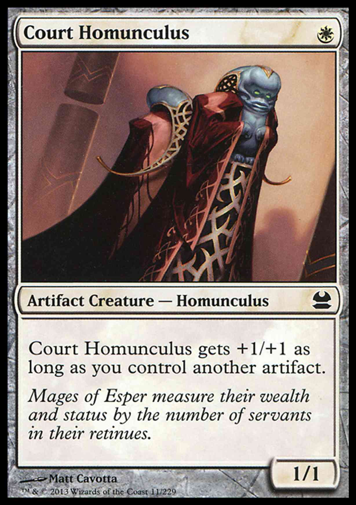 Court Homunculus magic card front