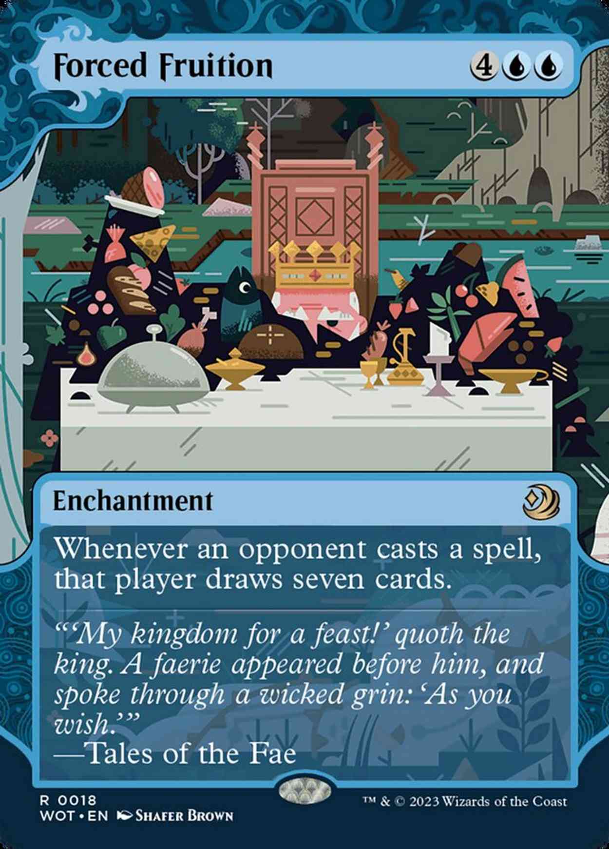 Forced Fruition magic card front