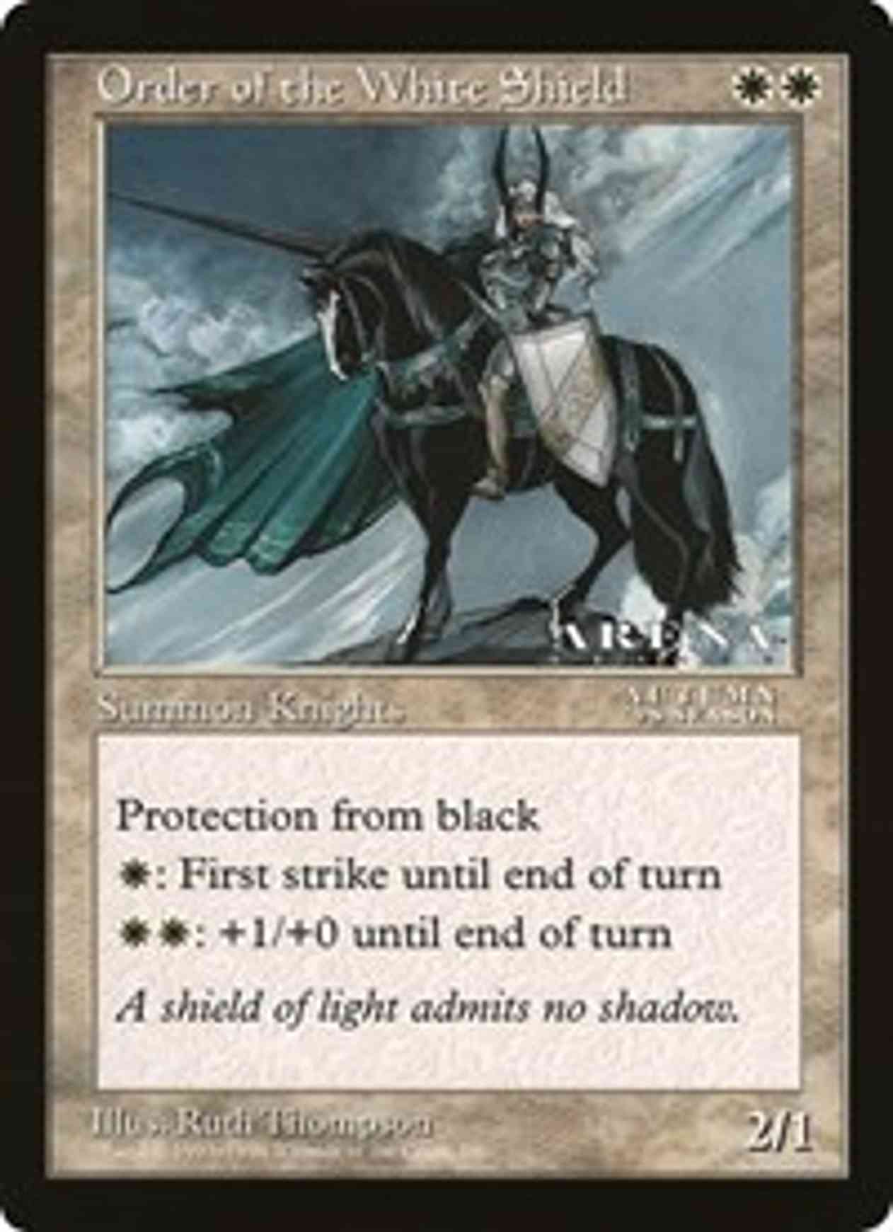 Order of the White Shield (Oversized) magic card front