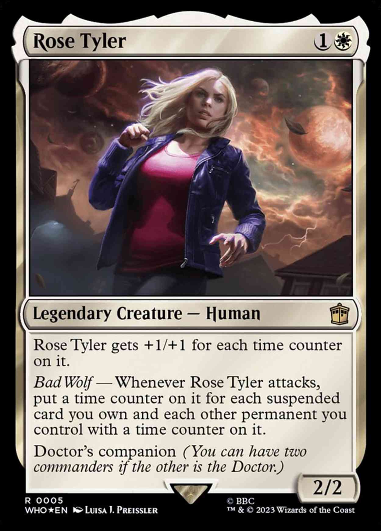 Rose Tyler magic card front