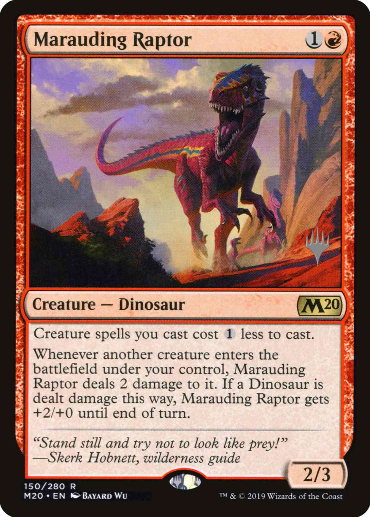 Marauding Raptor magic card front