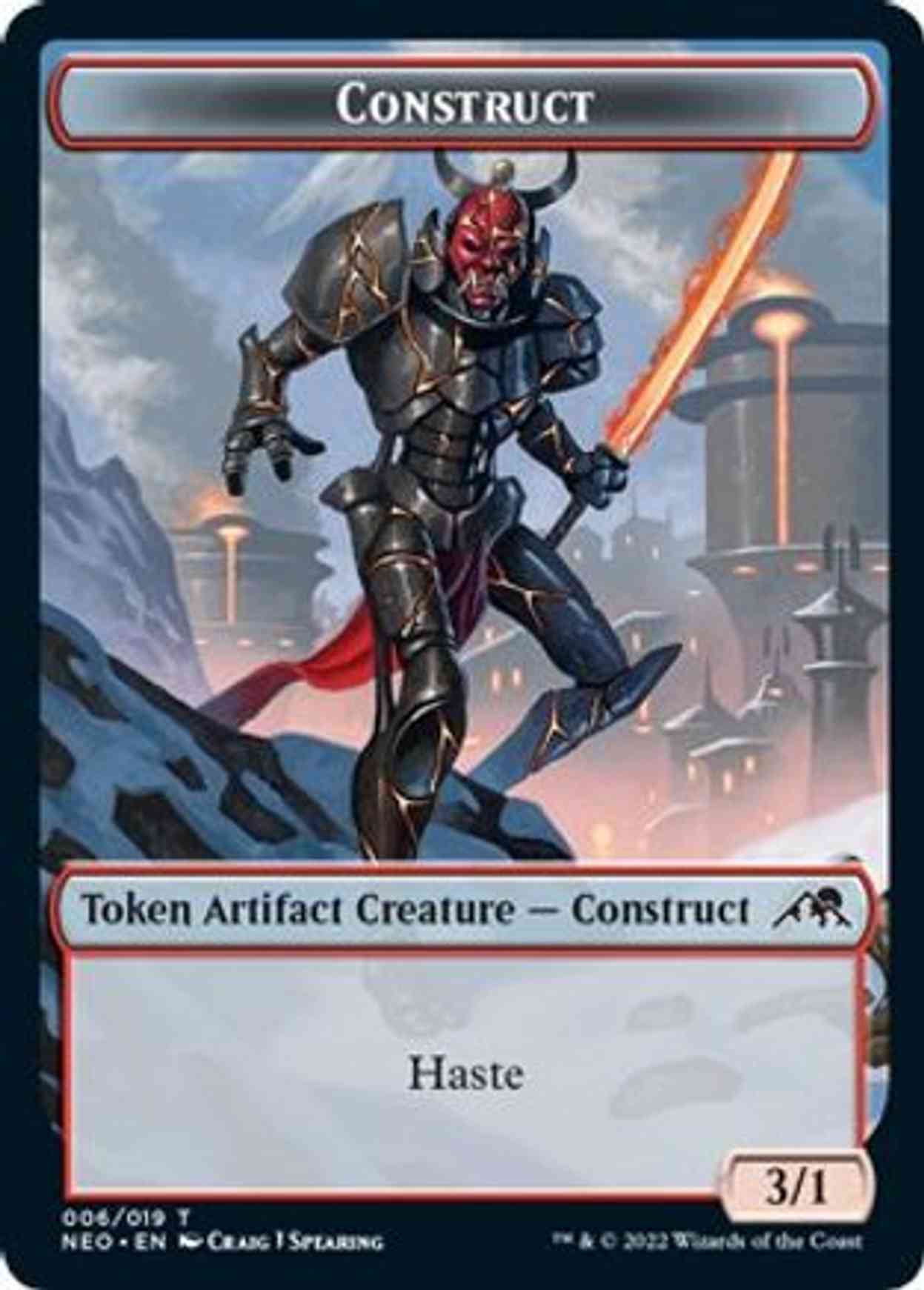 Construct Token (006) magic card front