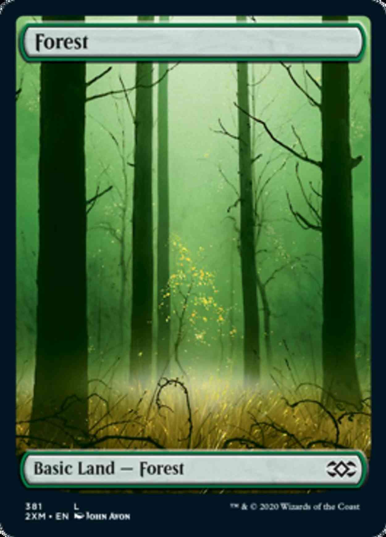 Forest (381) magic card front