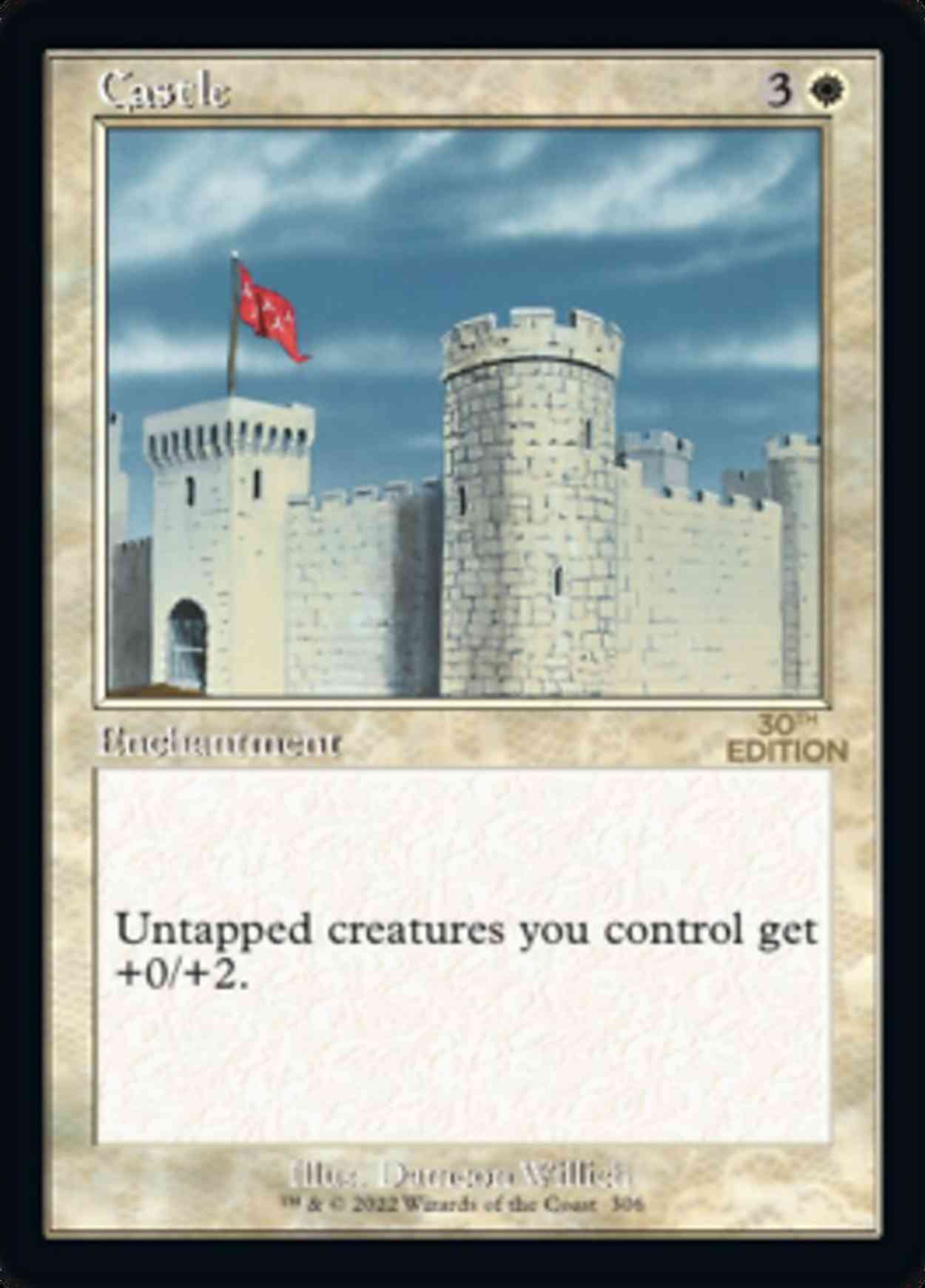 Castle (Retro Frame) magic card front