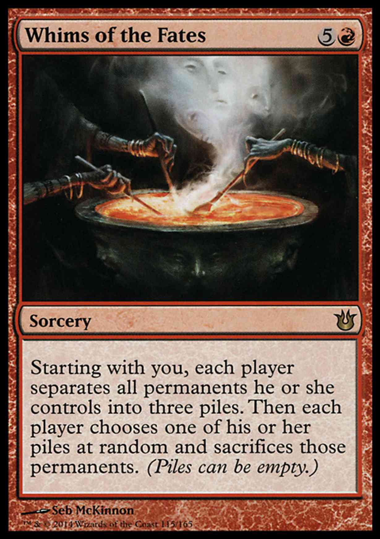 Whims of the Fates magic card front