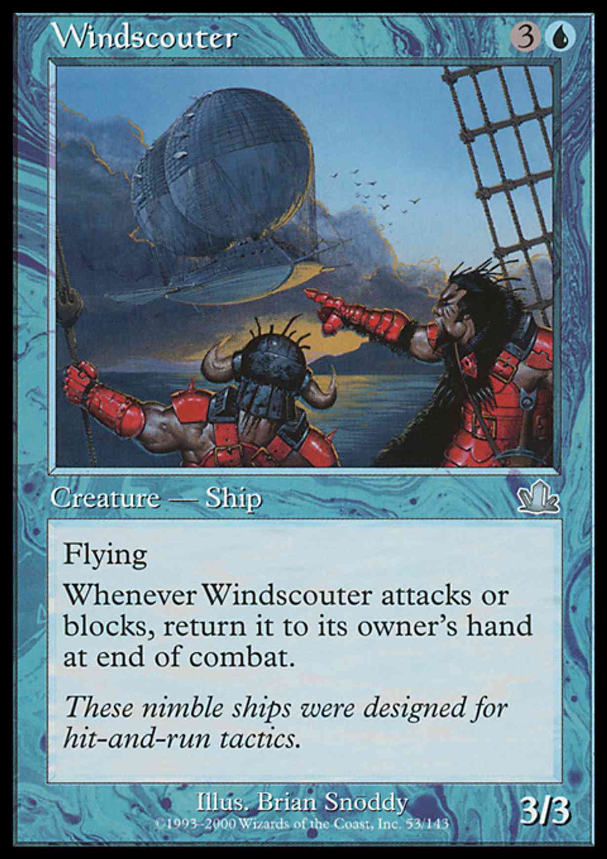 Windscouter magic card front