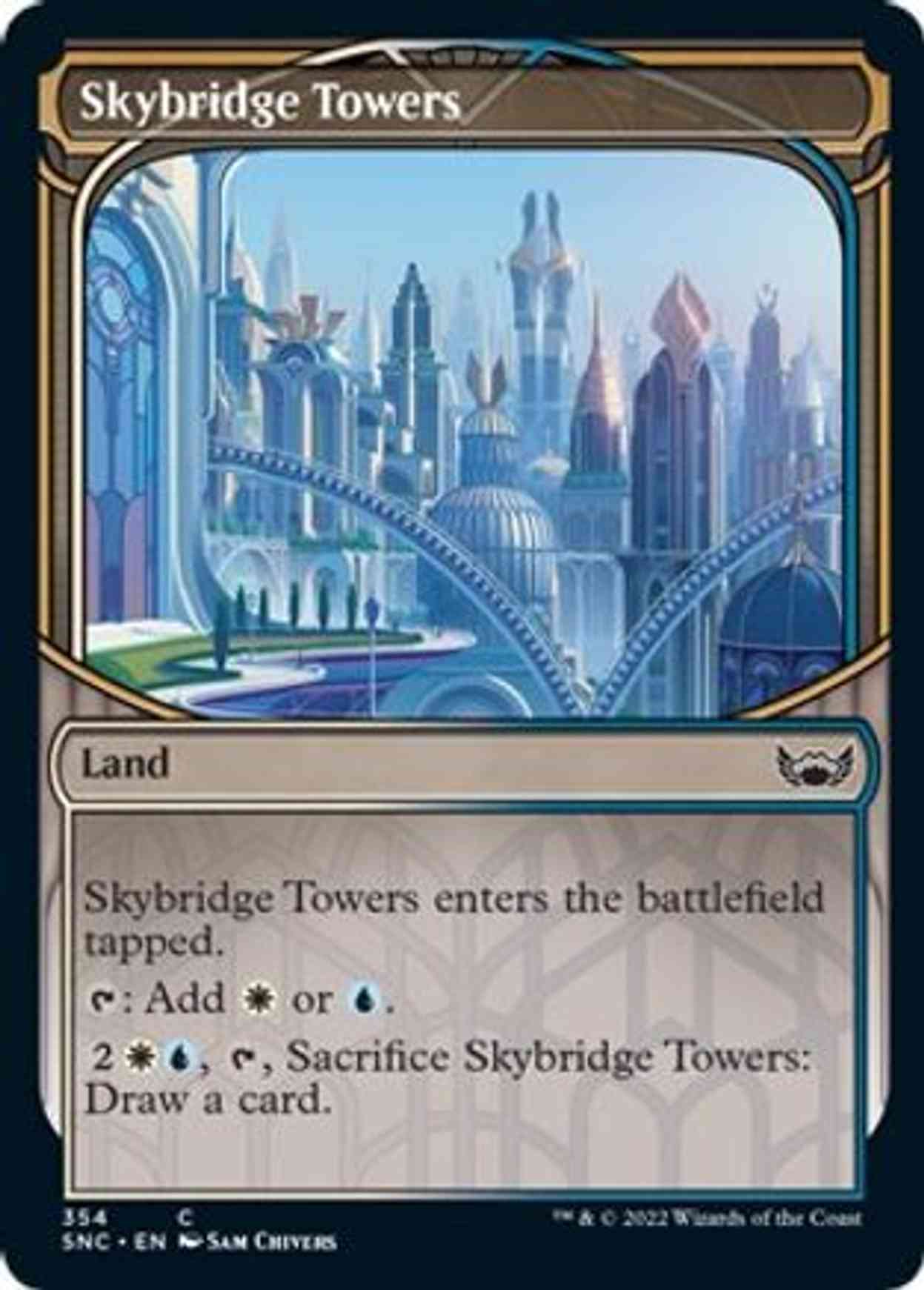 Skybridge Towers (Showcase) magic card front