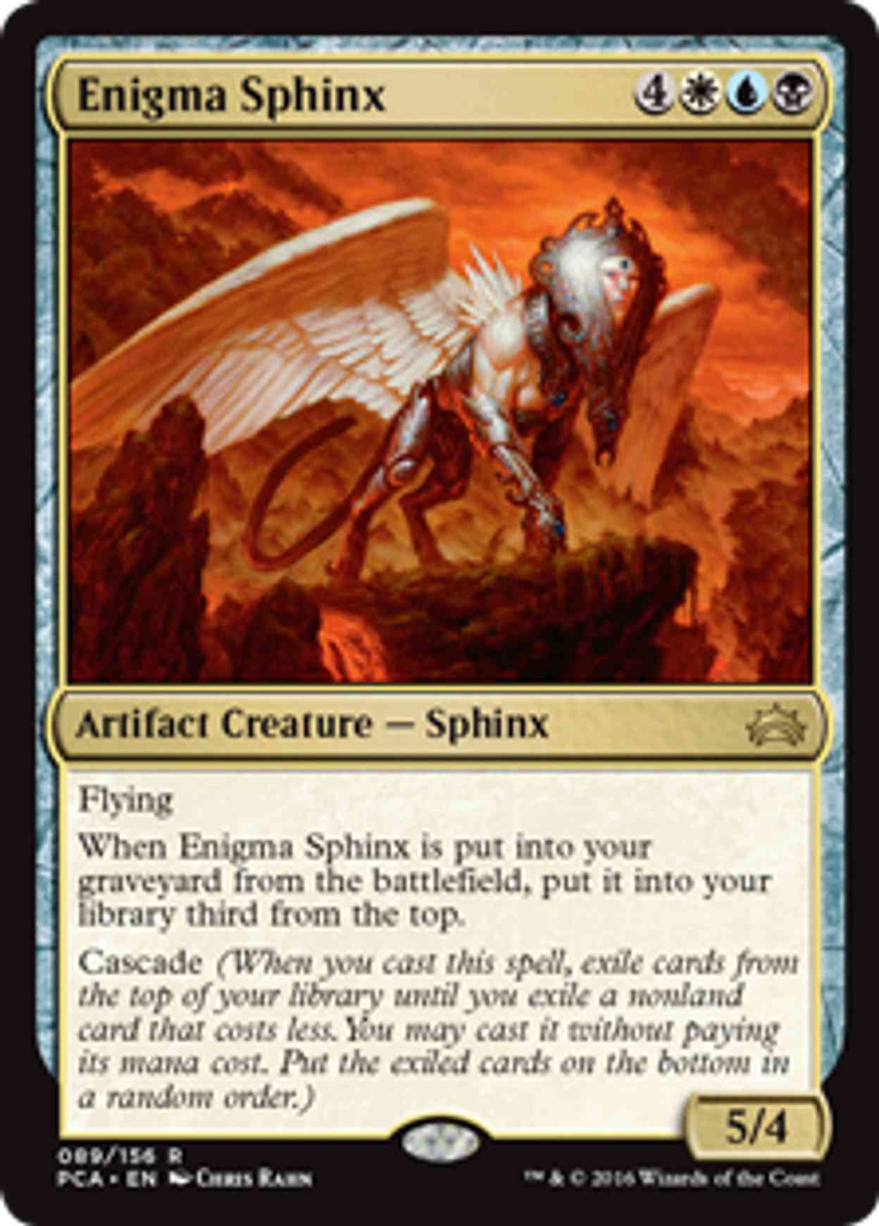 Enigma Sphinx magic card front