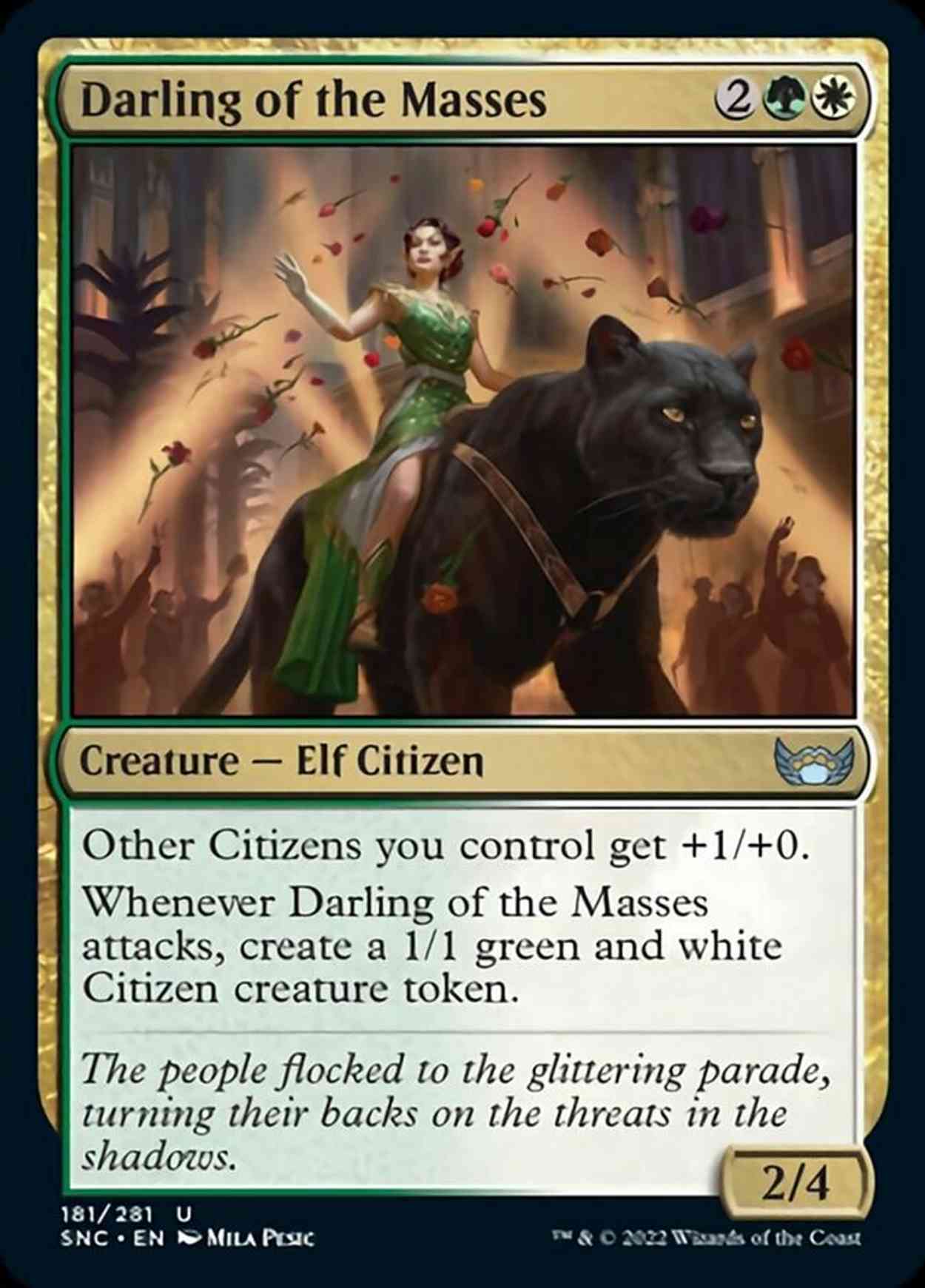 Darling of the Masses magic card front