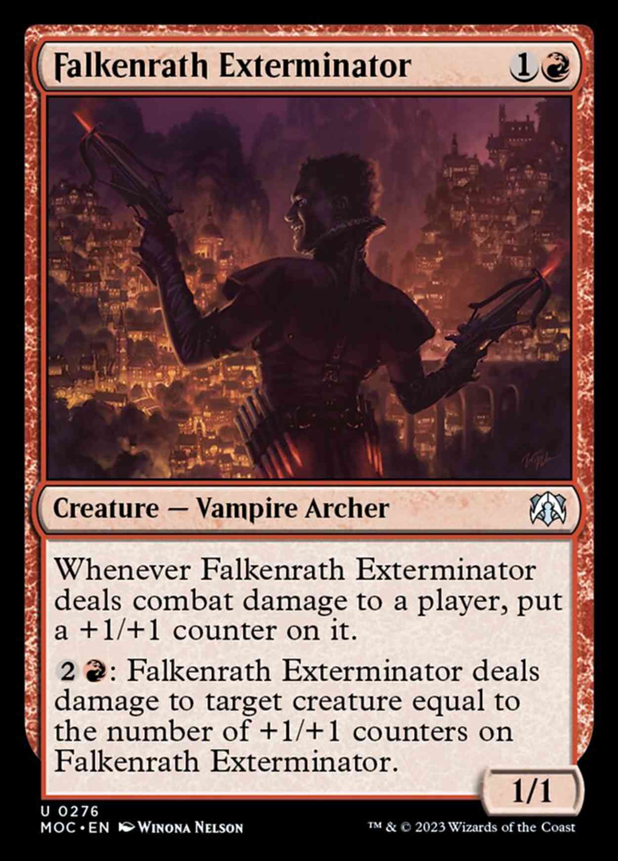Falkenrath Exterminator magic card front