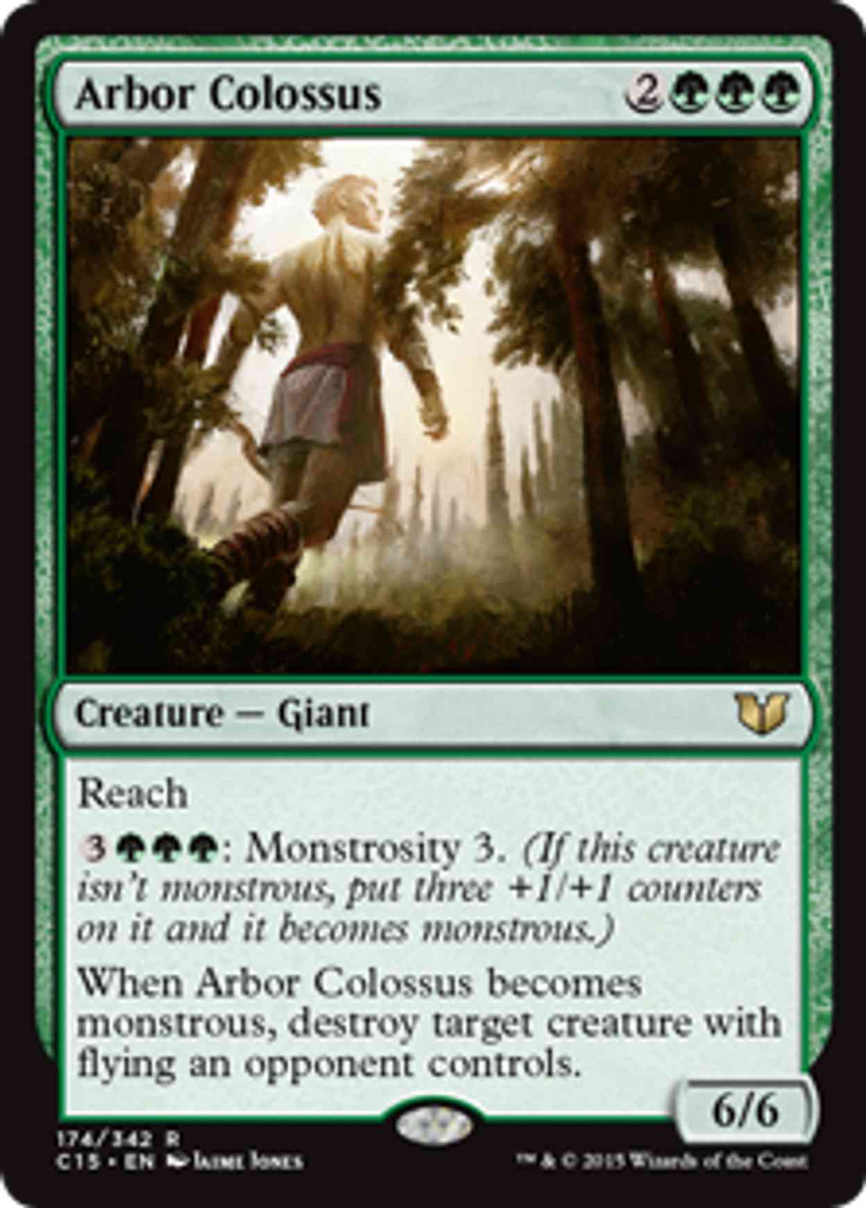 Arbor Colossus magic card front