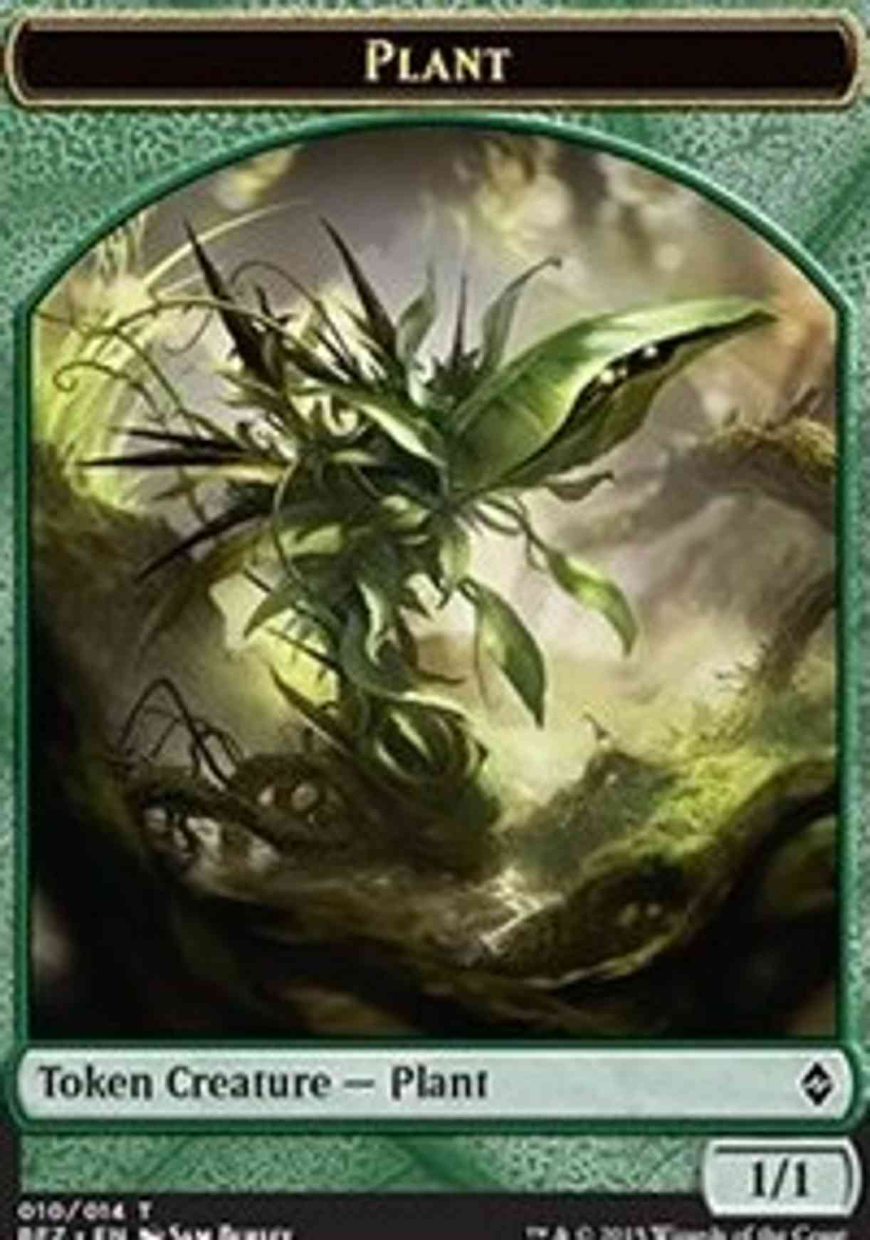 Plant Token magic card front