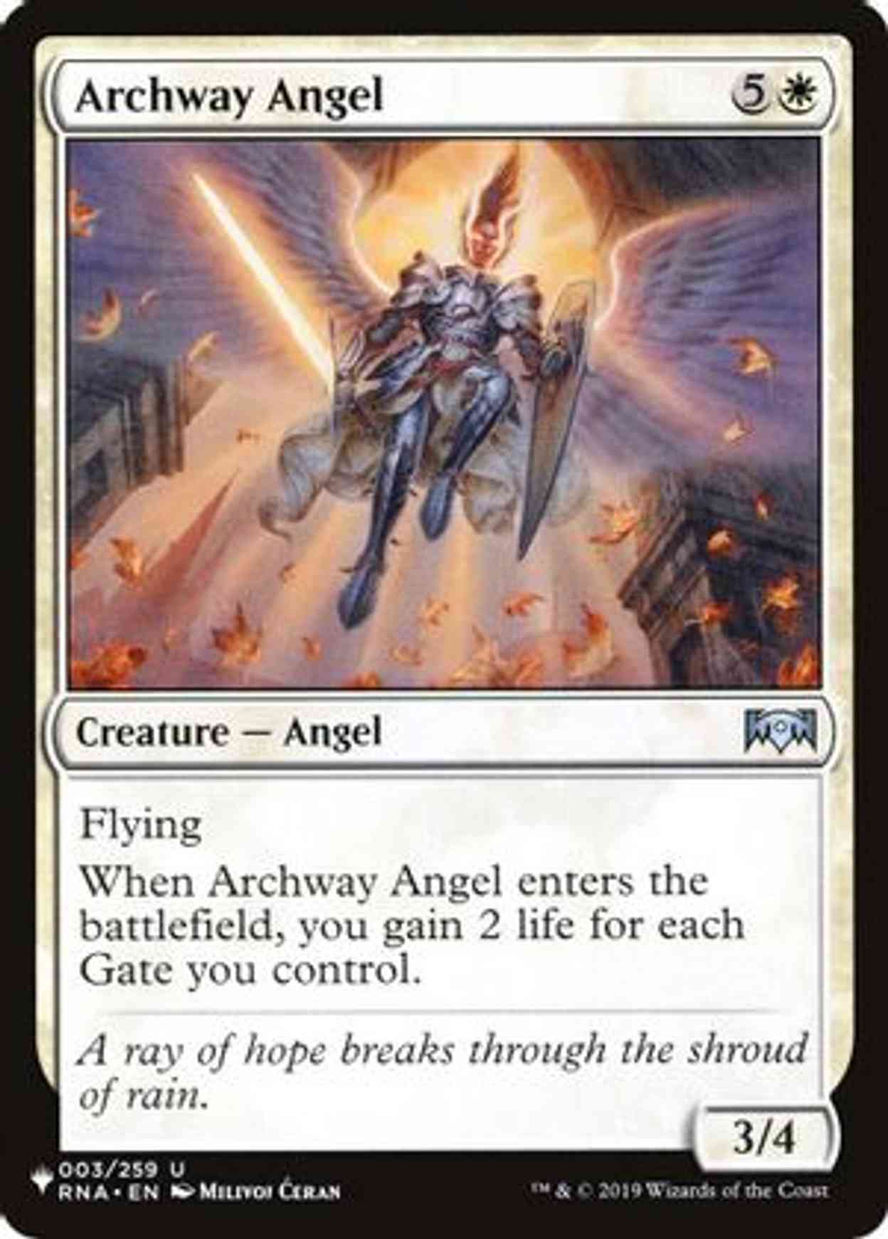 Archway Angel magic card front