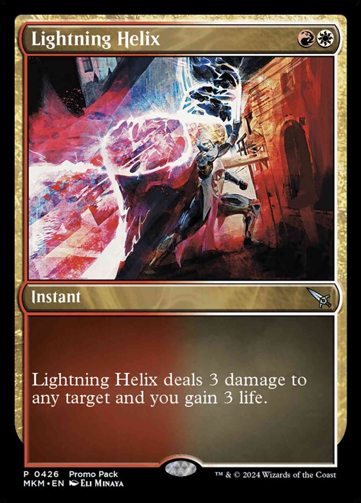 Lightning Helix magic card front