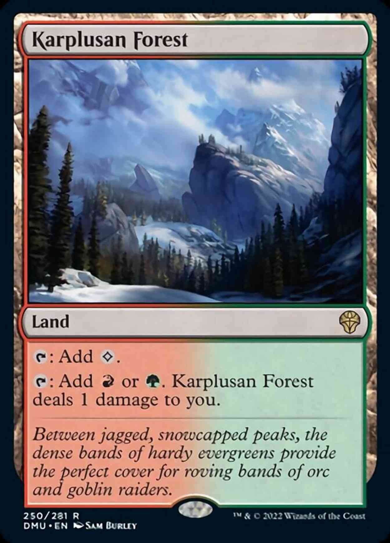 Karplusan Forest magic card front
