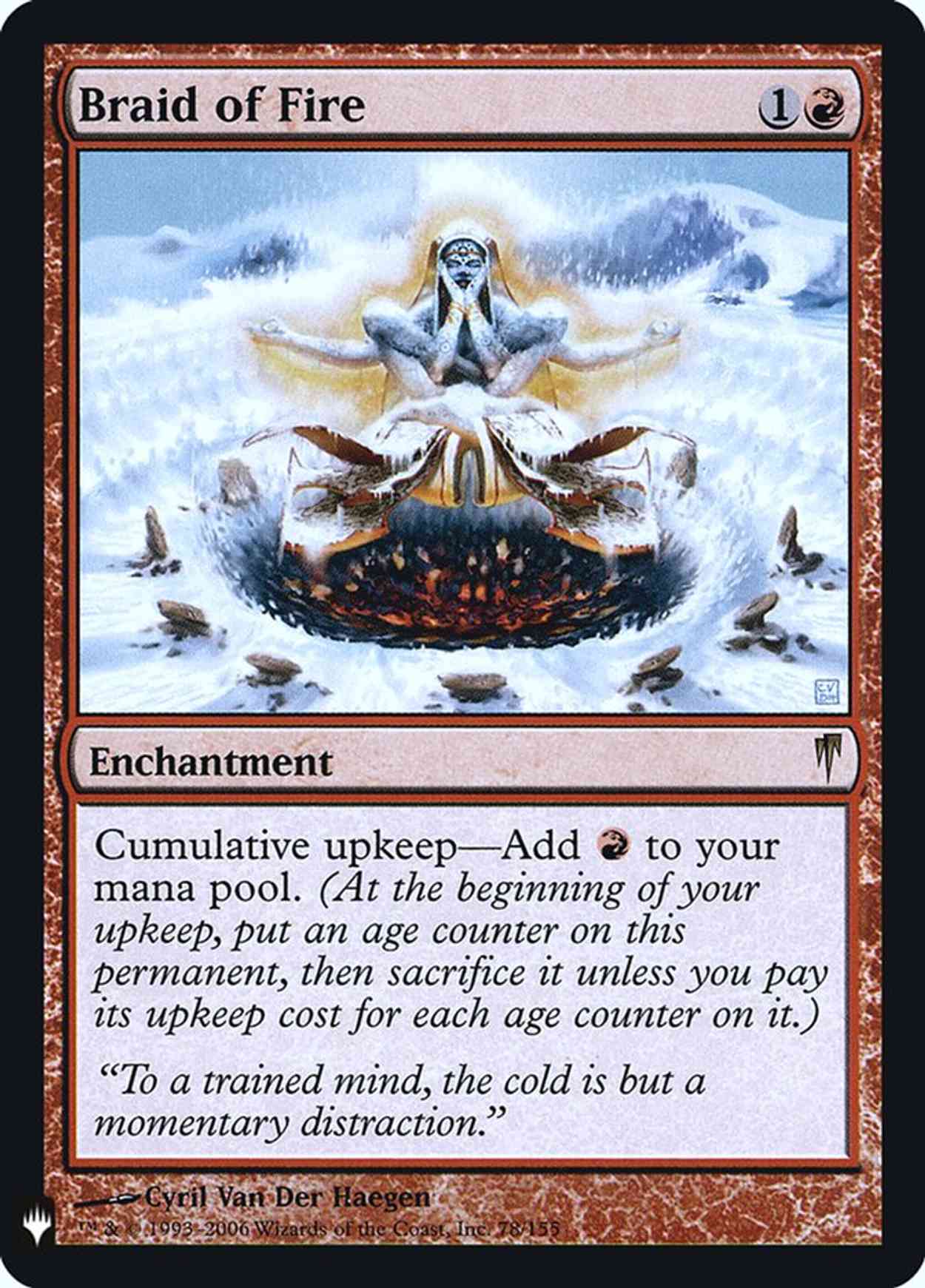 Braid of Fire magic card front