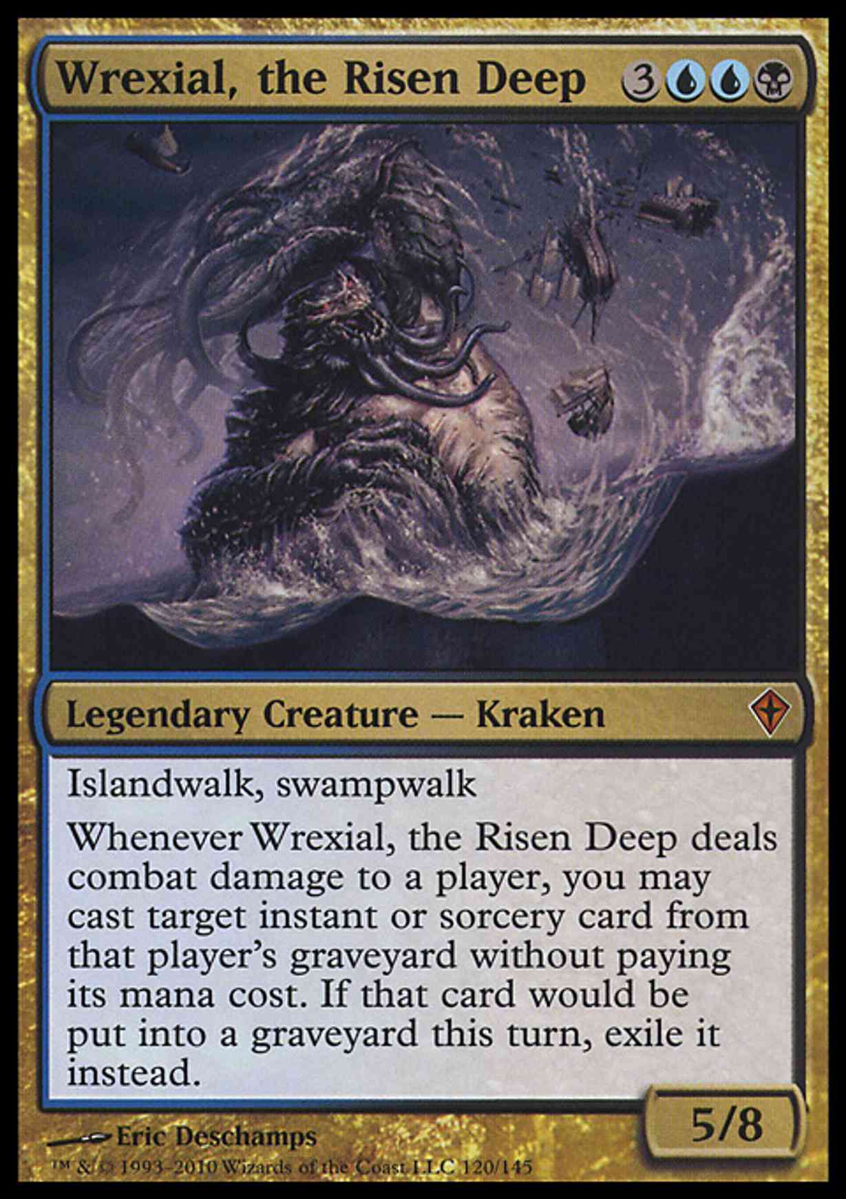 Wrexial, the Risen Deep magic card front