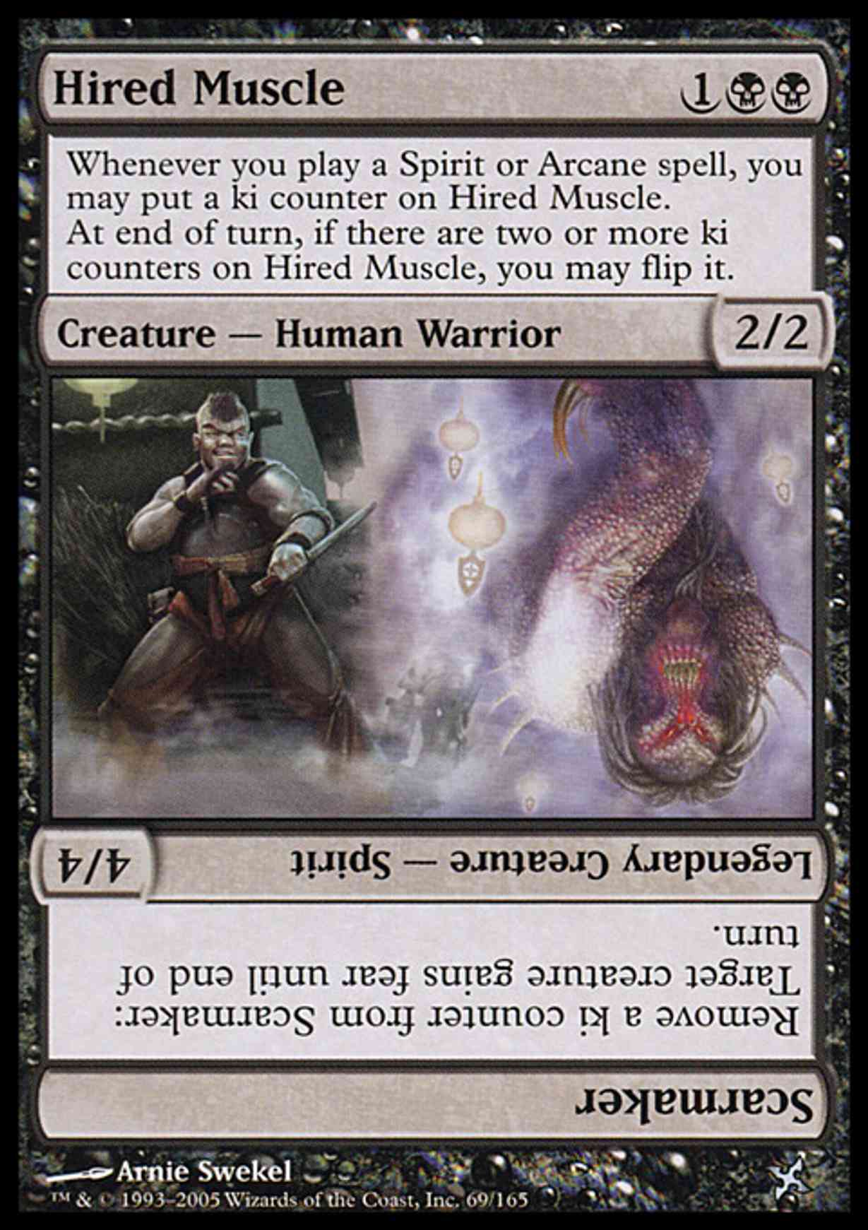 Hired Muscle magic card front