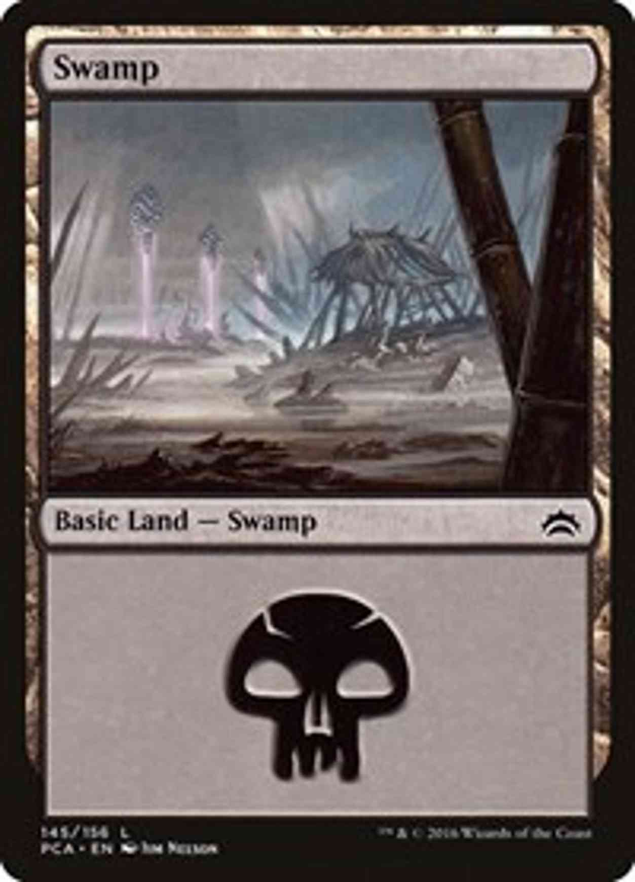 Swamp (145) magic card front