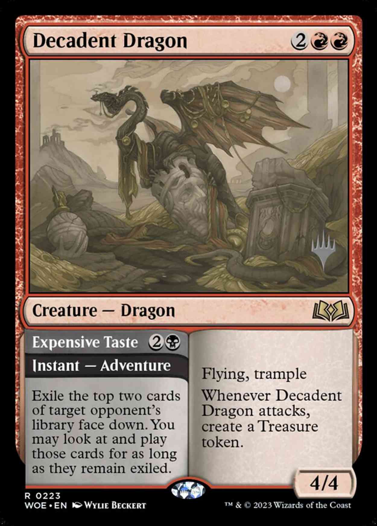 Decadent Dragon magic card front