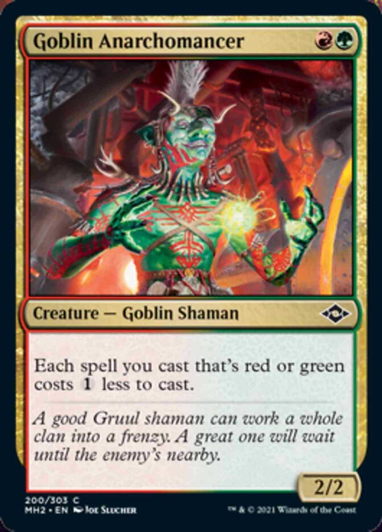 Goblin Anarchomancer magic card front
