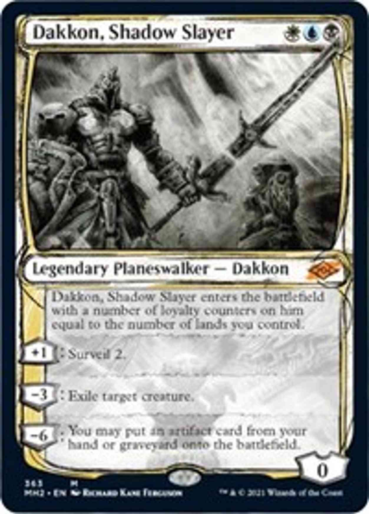 Dakkon, Shadow Slayer (Showcase) magic card front