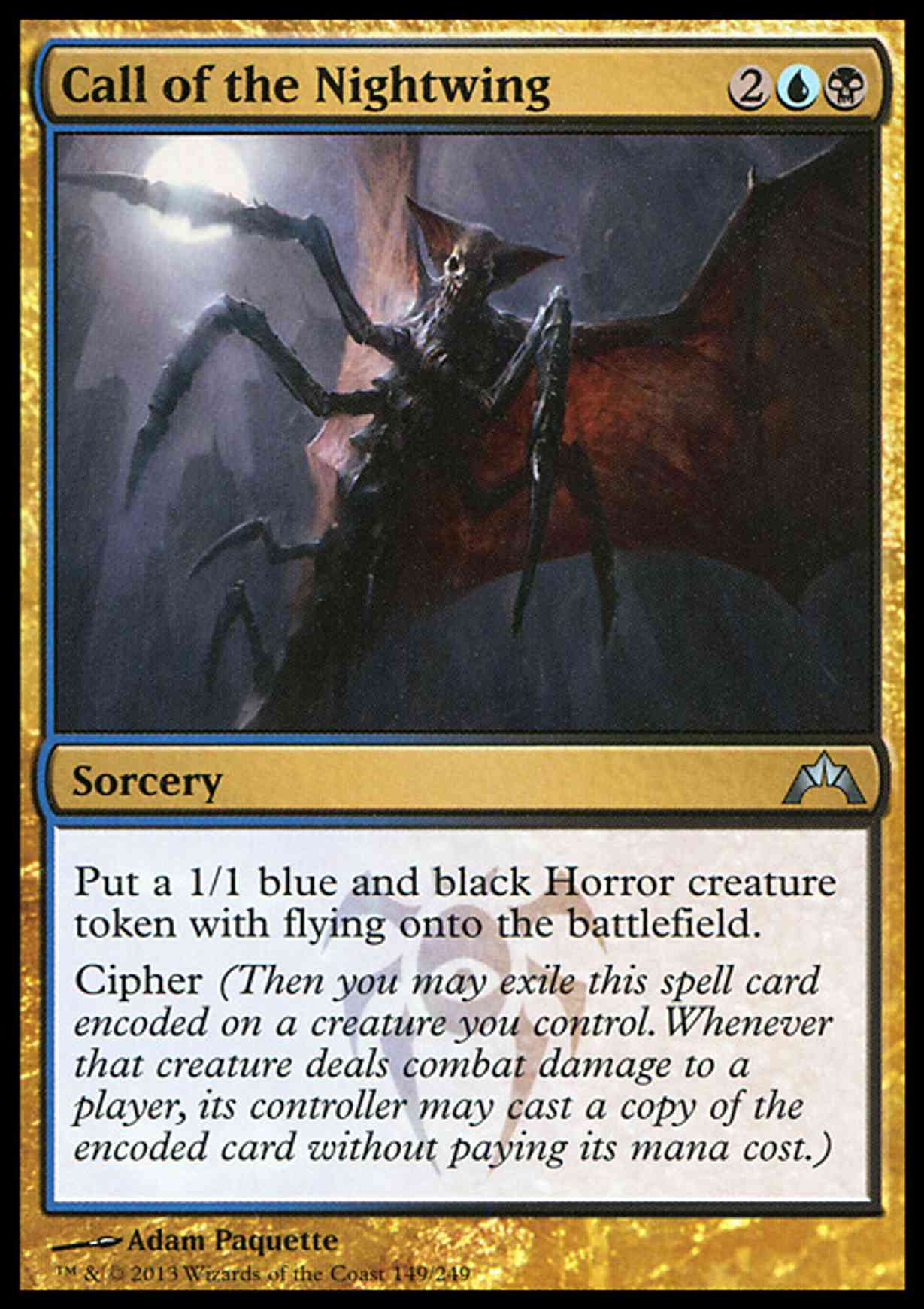 Call of the Nightwing magic card front