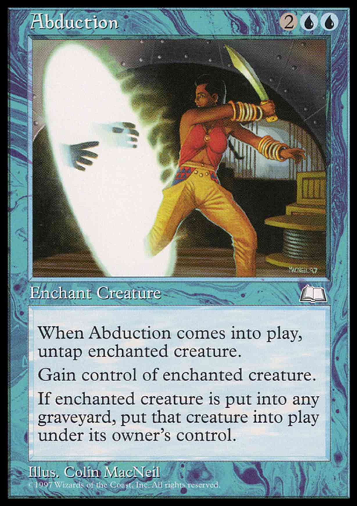 Abduction magic card front