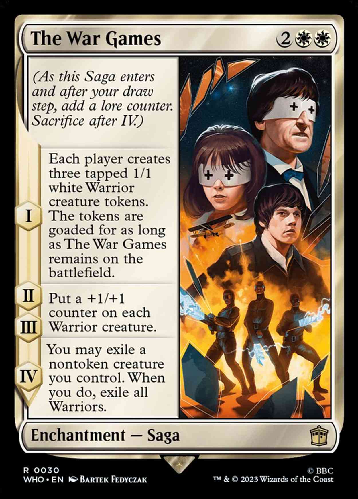The War Games magic card front