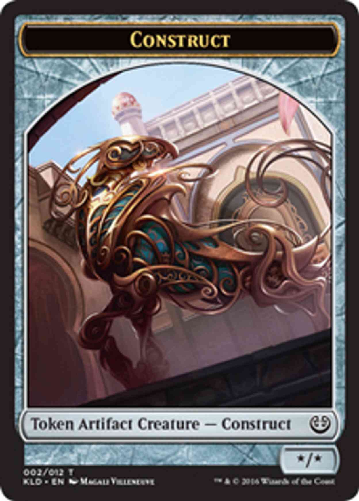 Construct Token (002) magic card front