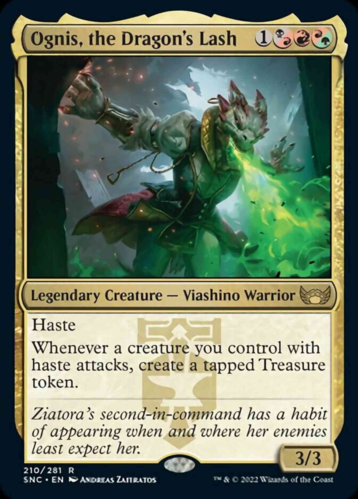 Ognis, the Dragon's Lash magic card front