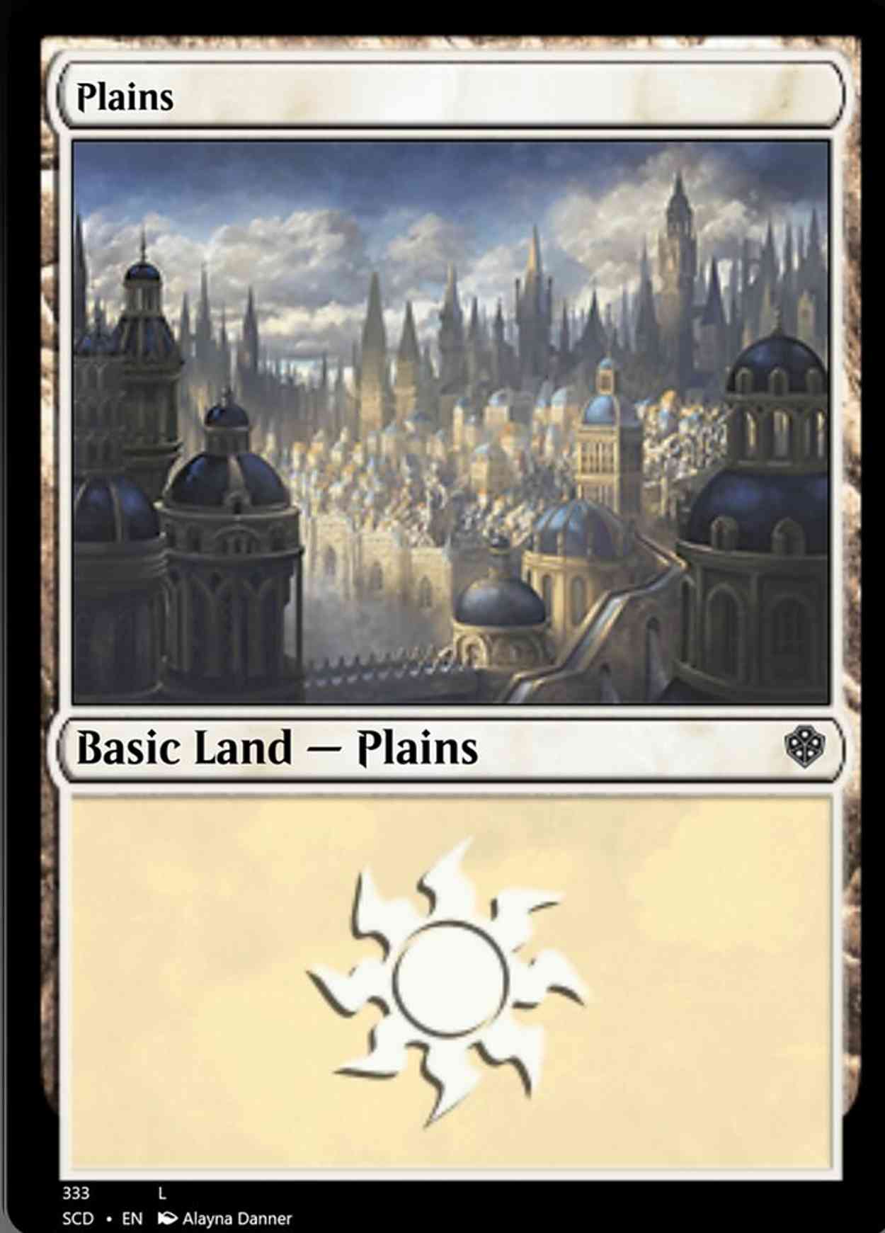 Plains (333) magic card front