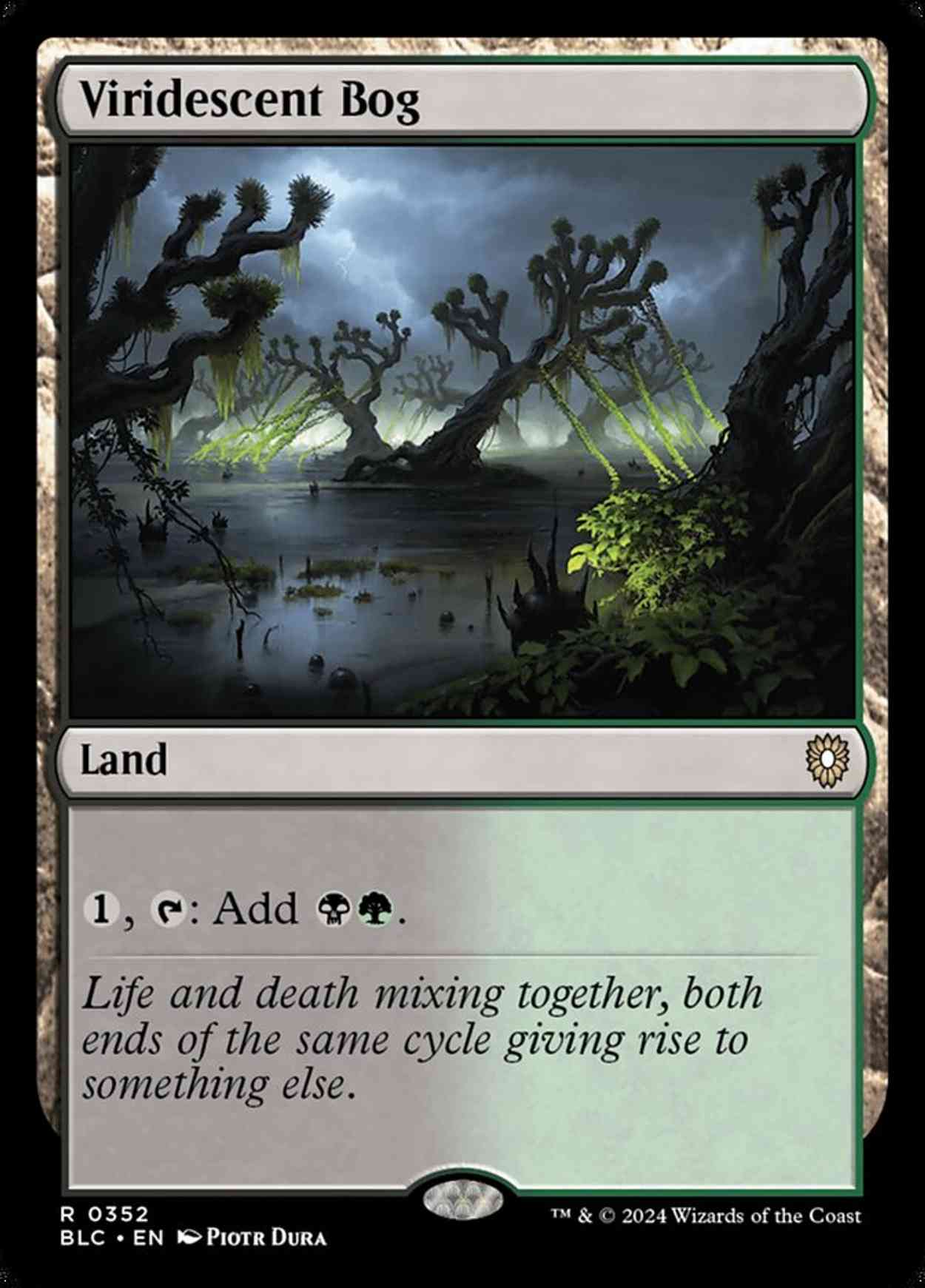 Viridescent Bog magic card front