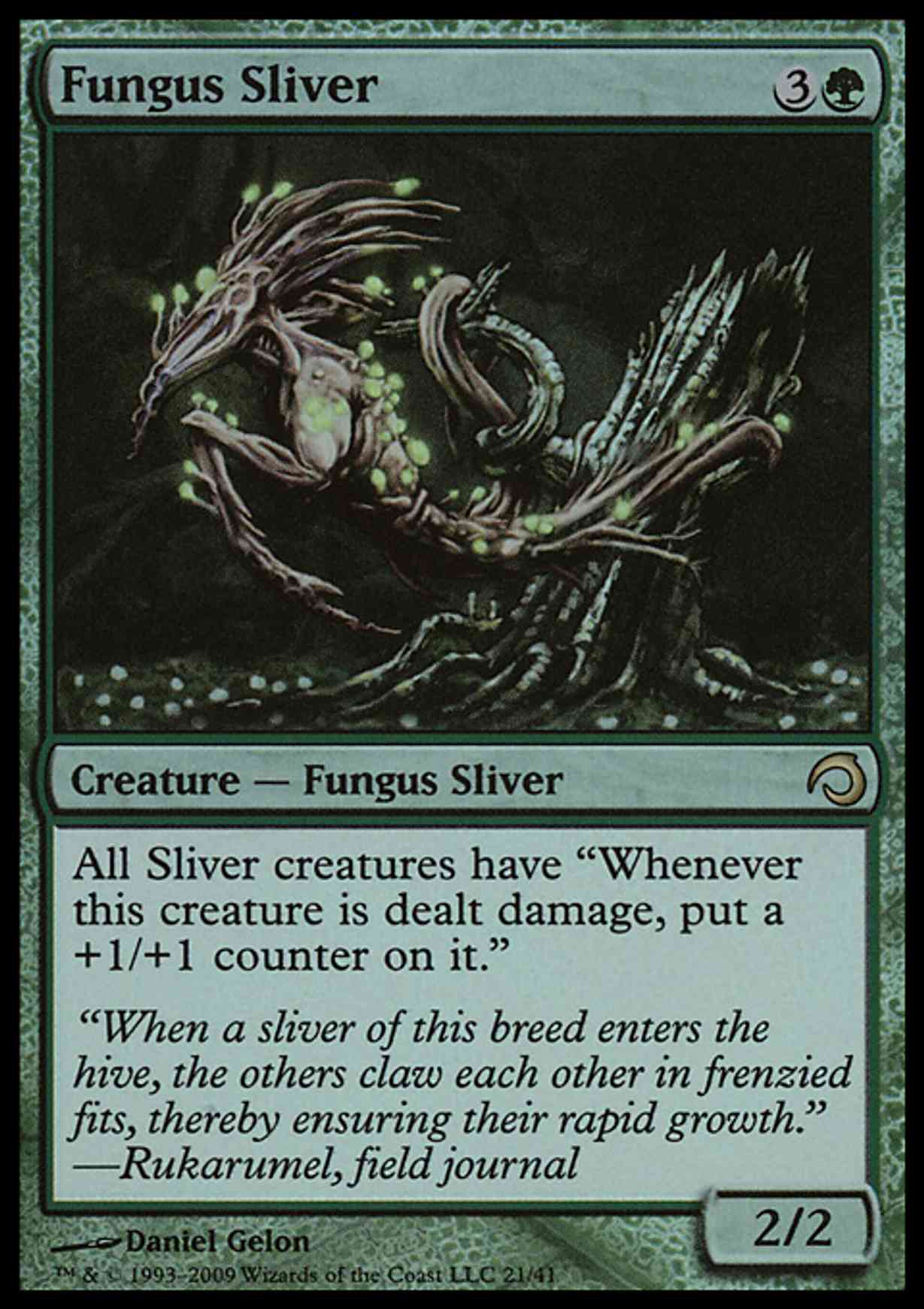 Fungus Sliver magic card front