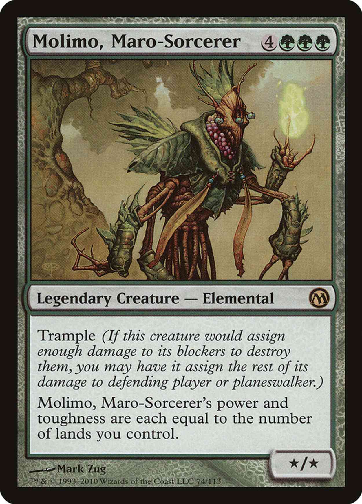 Molimo, Maro-Sorcerer magic card front