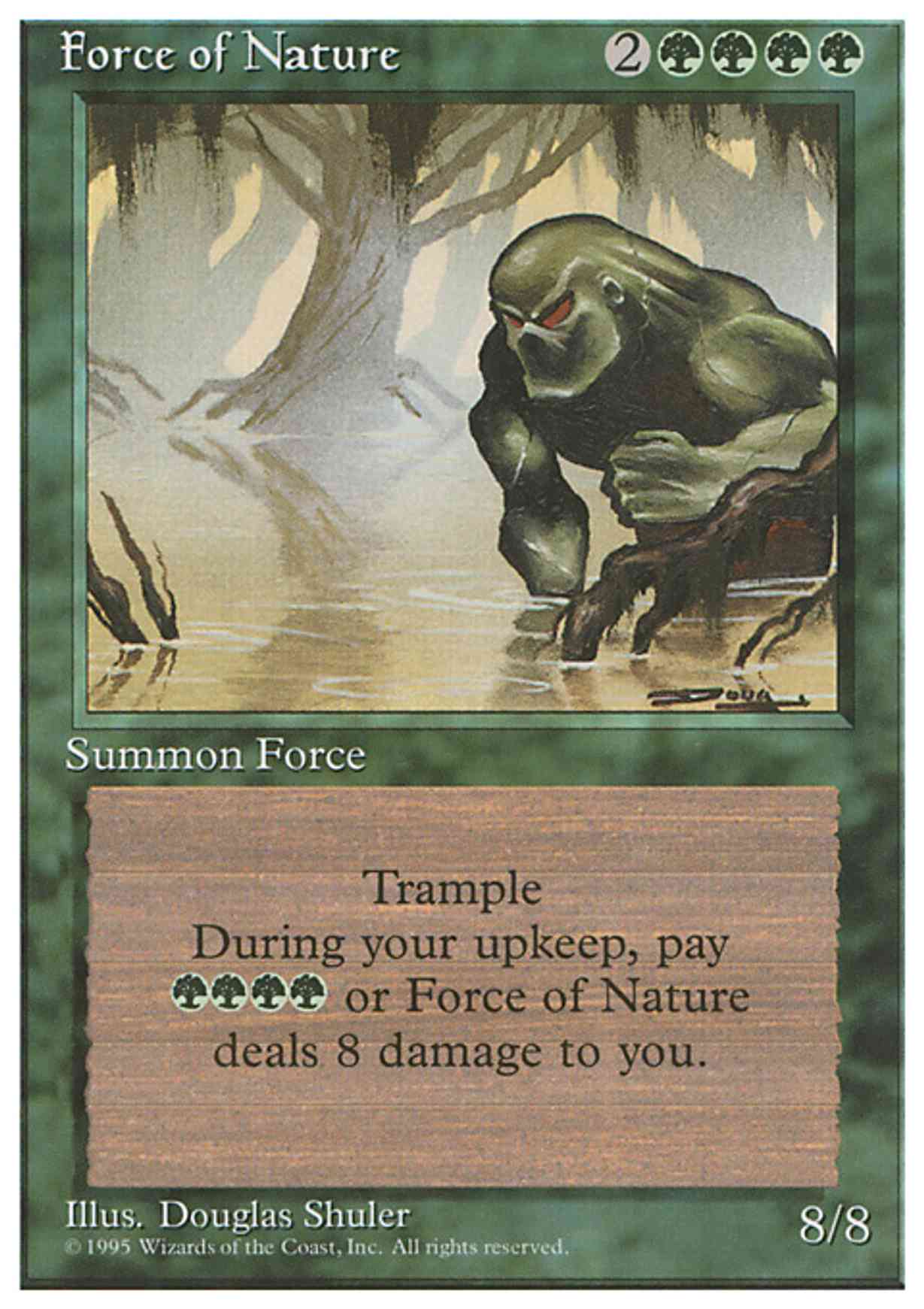 Force of Nature magic card front