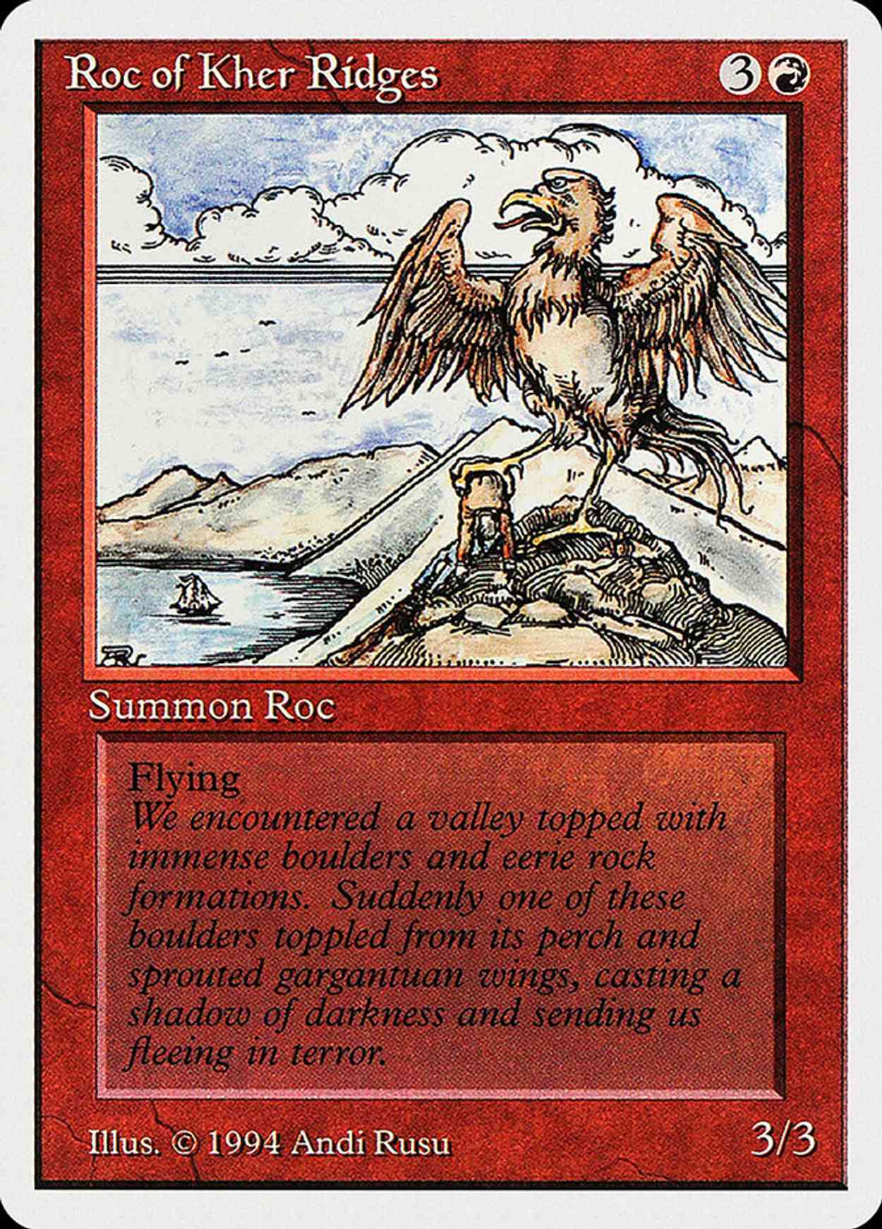 Roc of Kher Ridges magic card front