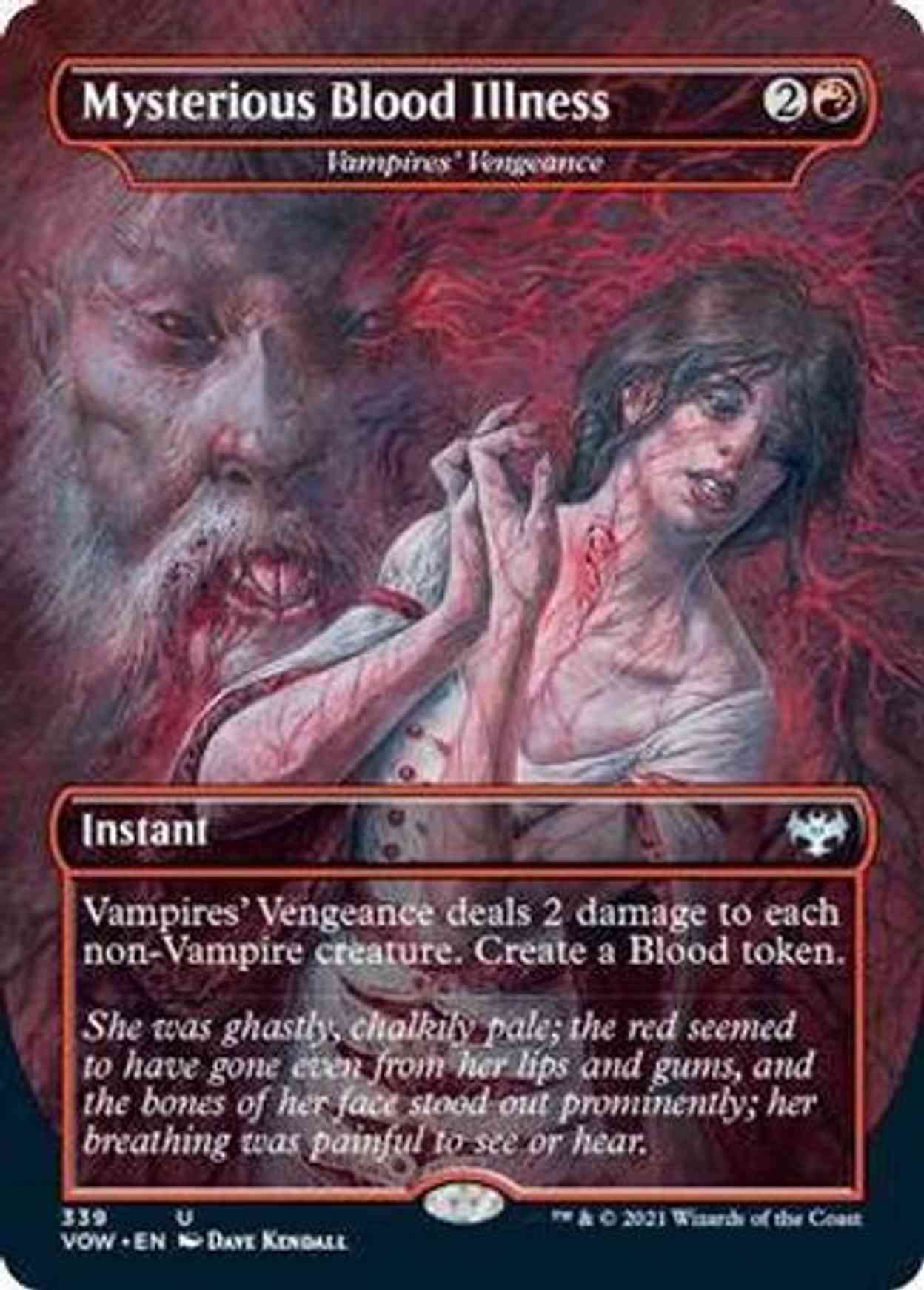 Mysterious Blood Illness - Vampire's Vengeance magic card front