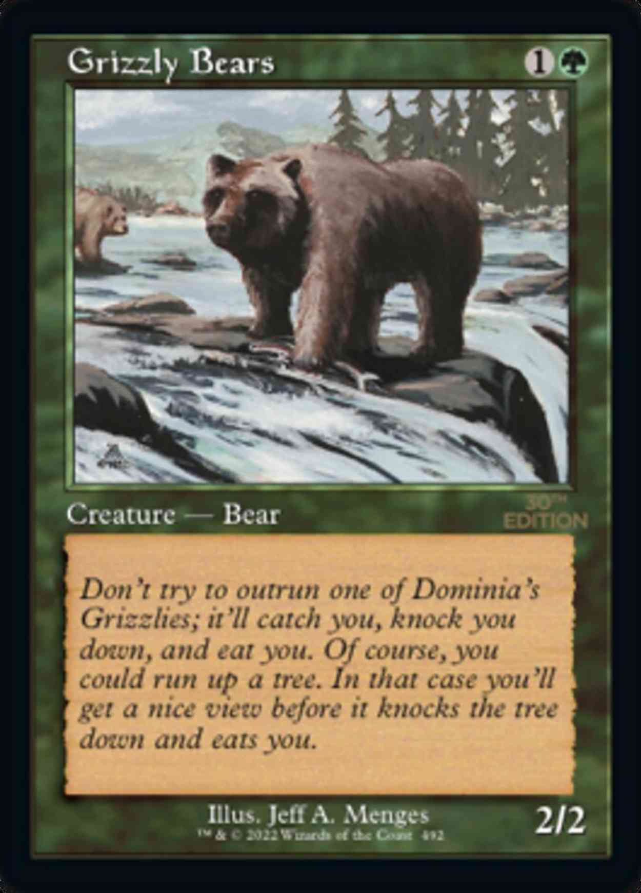 Grizzly Bears (Retro Frame) magic card front
