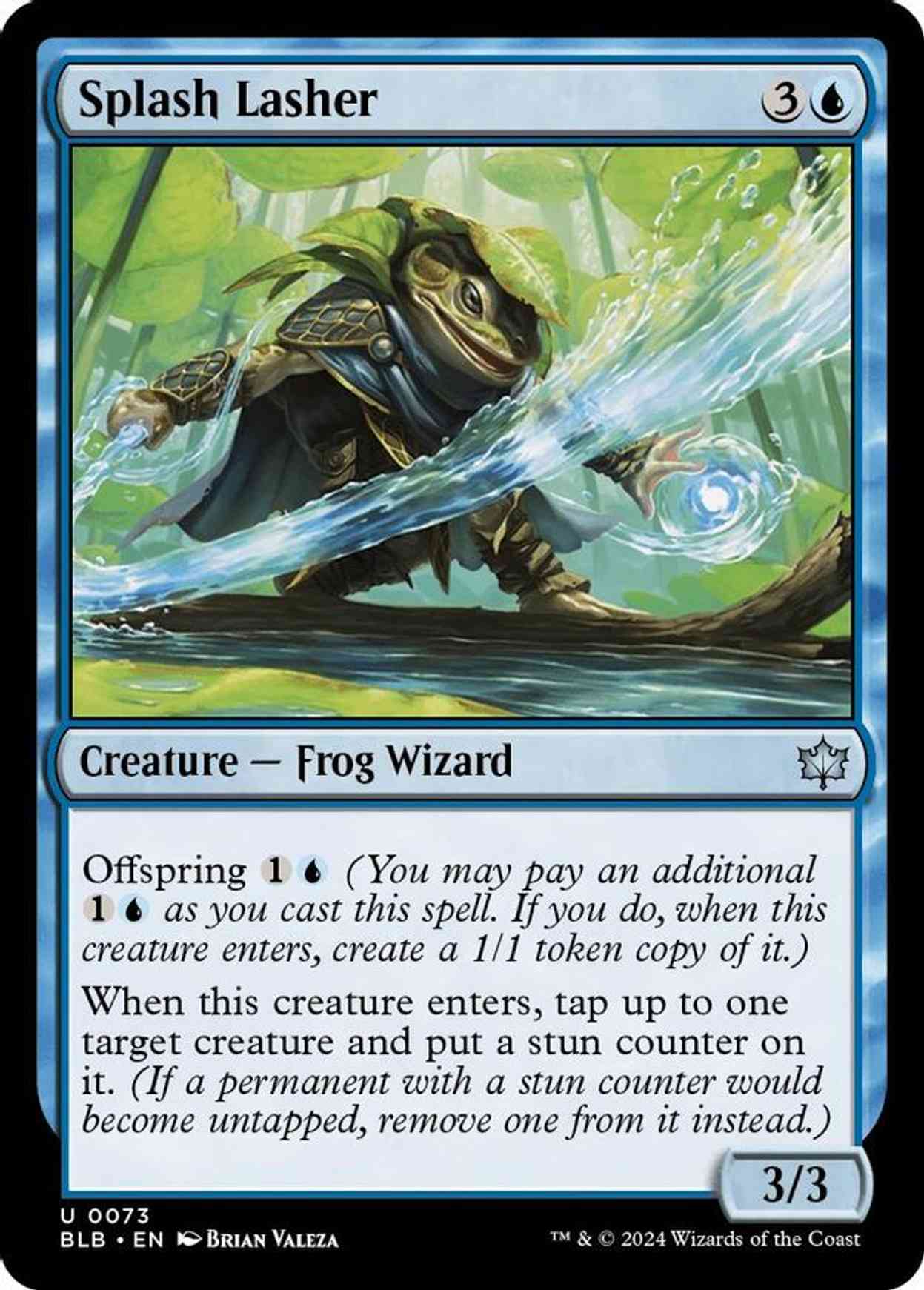 Splash Lasher magic card front