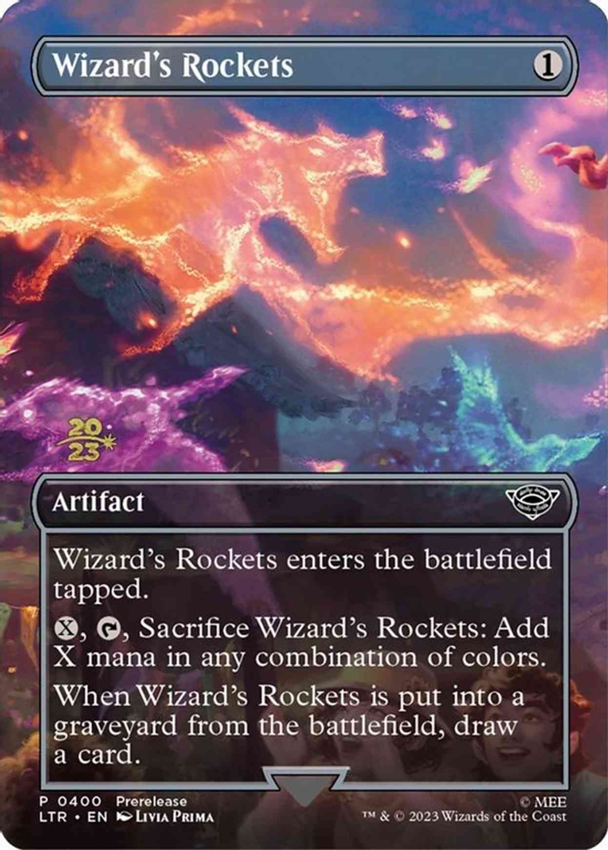 Wizard's Rockets magic card front