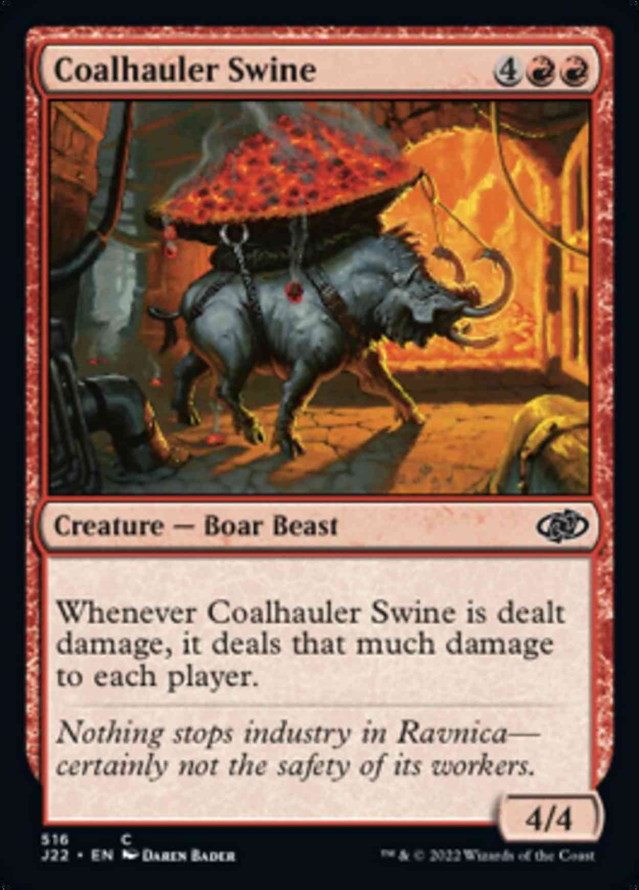 Coalhauler Swine magic card front