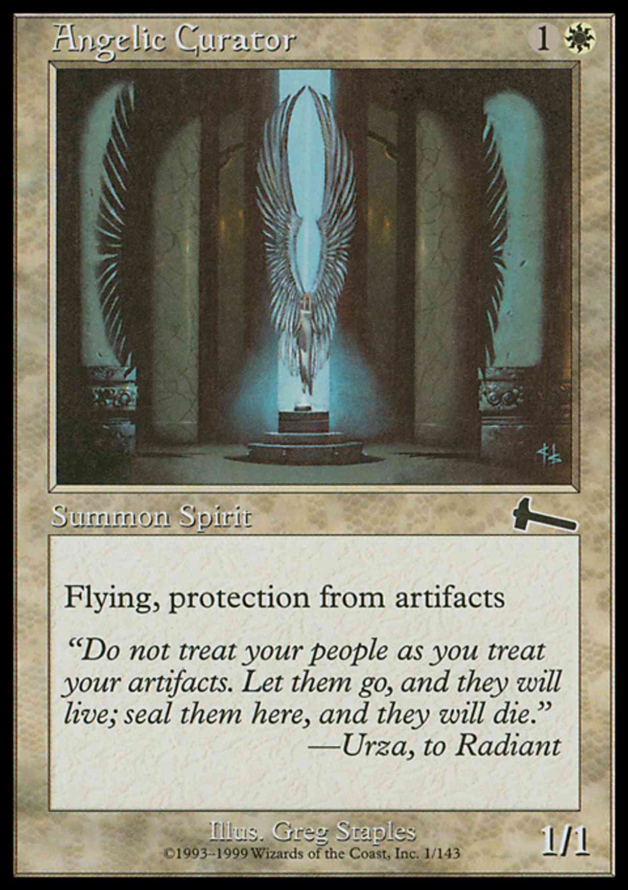 Angelic Curator magic card front
