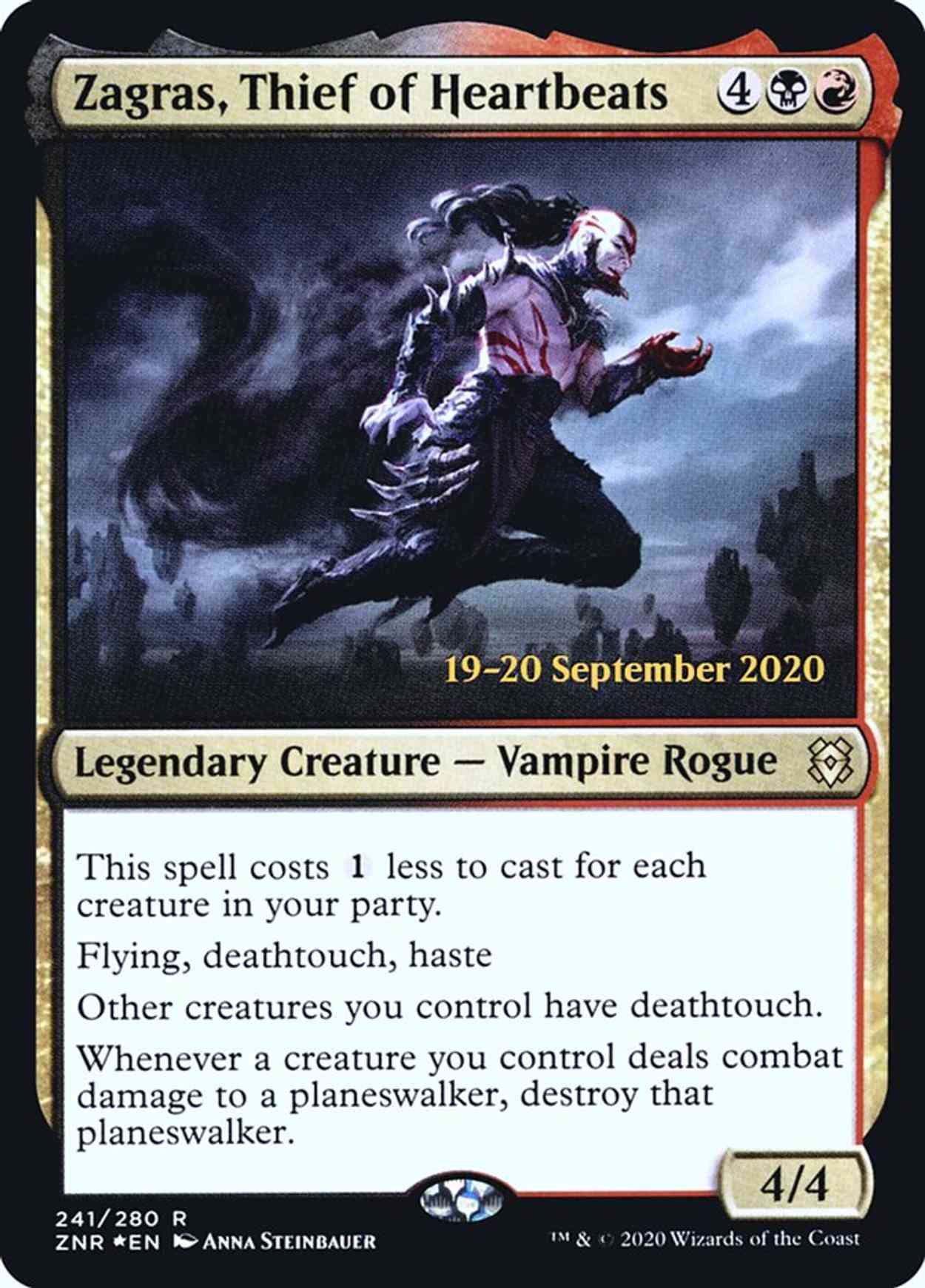 Zagras, Thief of Heartbeats magic card front