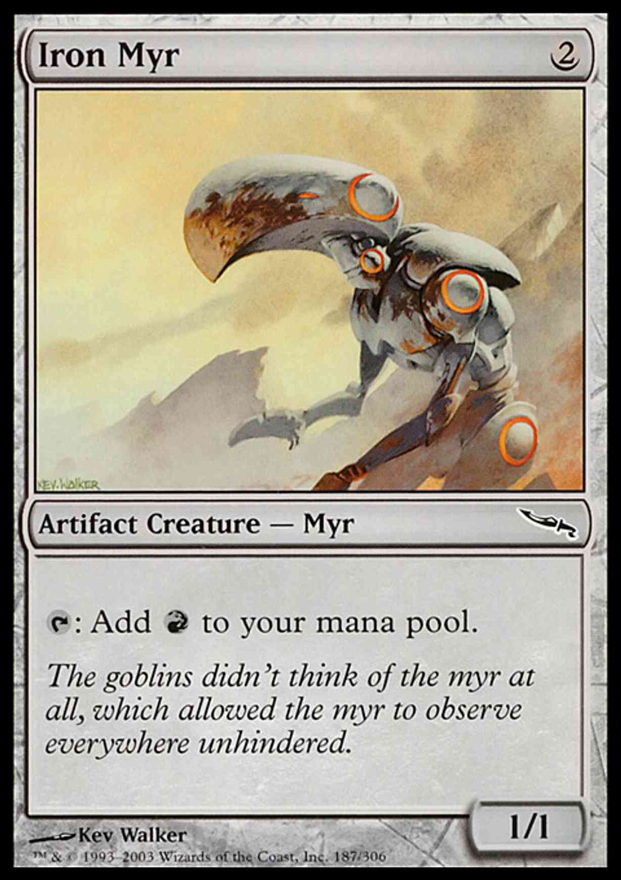 Iron Myr magic card front